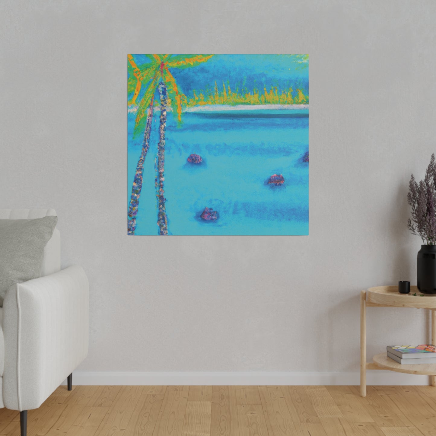 2937T - Bahamas Ocean Painting Print | Bahamas | Ocean | Beach | Poster | Home Decor | Wall Art | Canvas