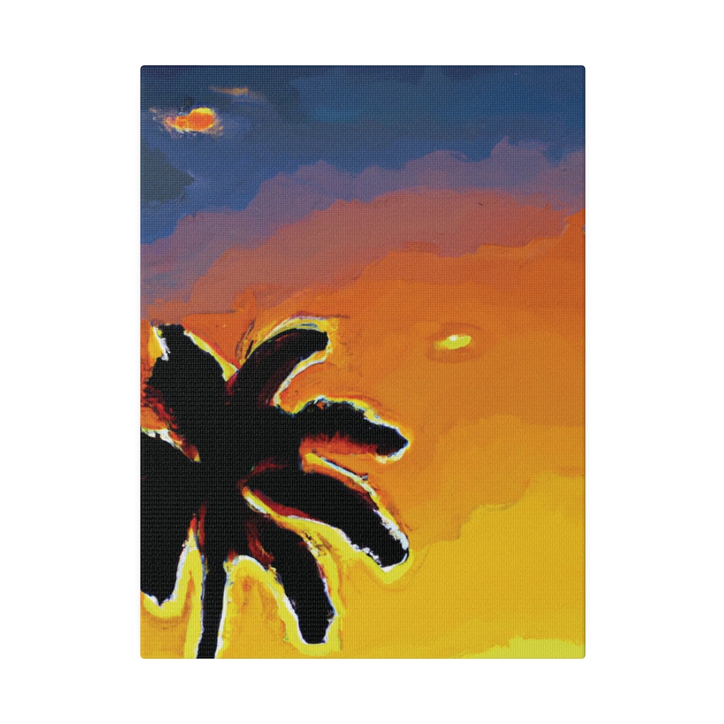 8720W - Miami Beach Sunset Painting Print | Miami | Beach | Sunset | Poster | Home Decor | Wall Art | Canvas