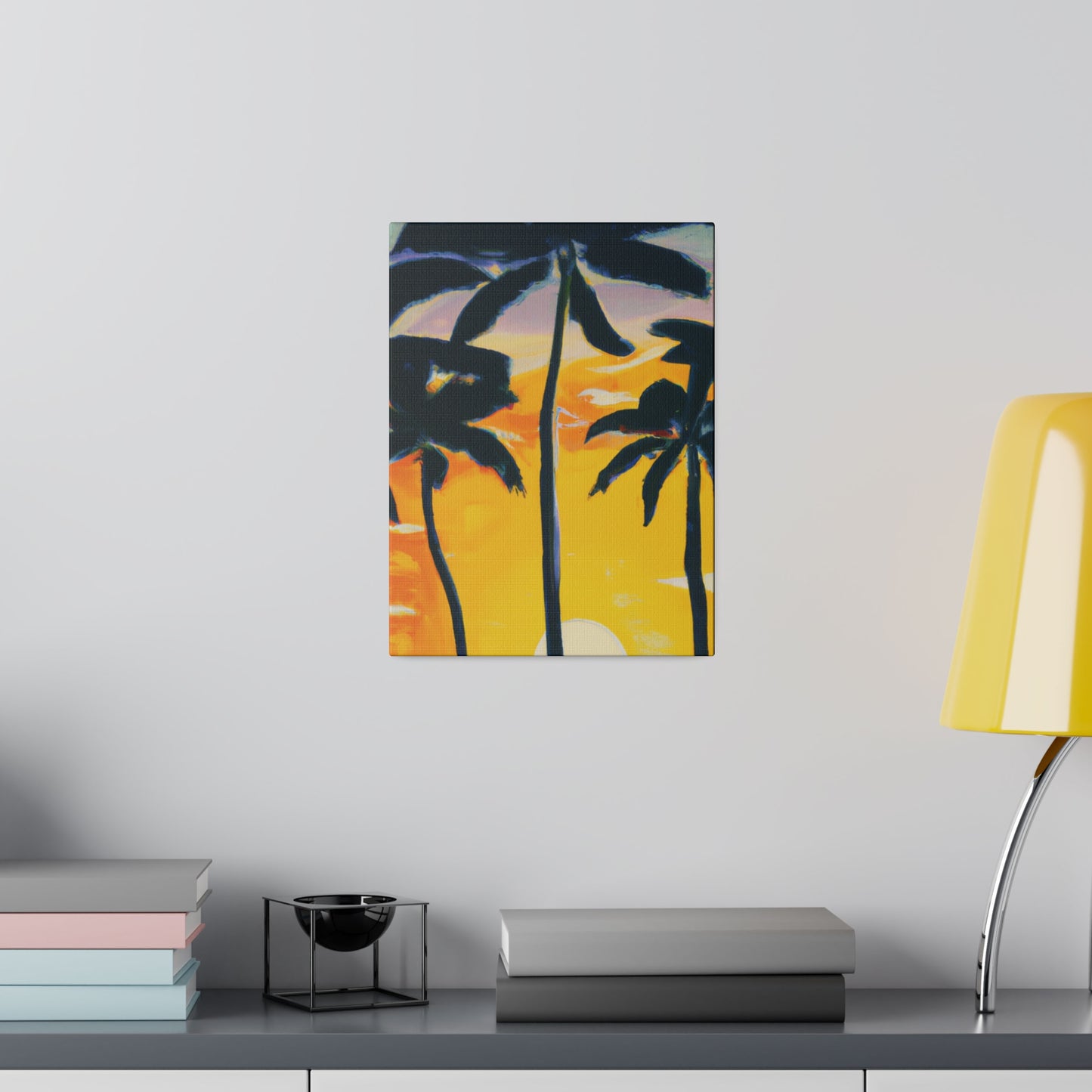 7390N - Miami Beach Sunset Painting Print | Miami | Beach | Sunset | Poster | Home Decor | Wall Art | Canvas