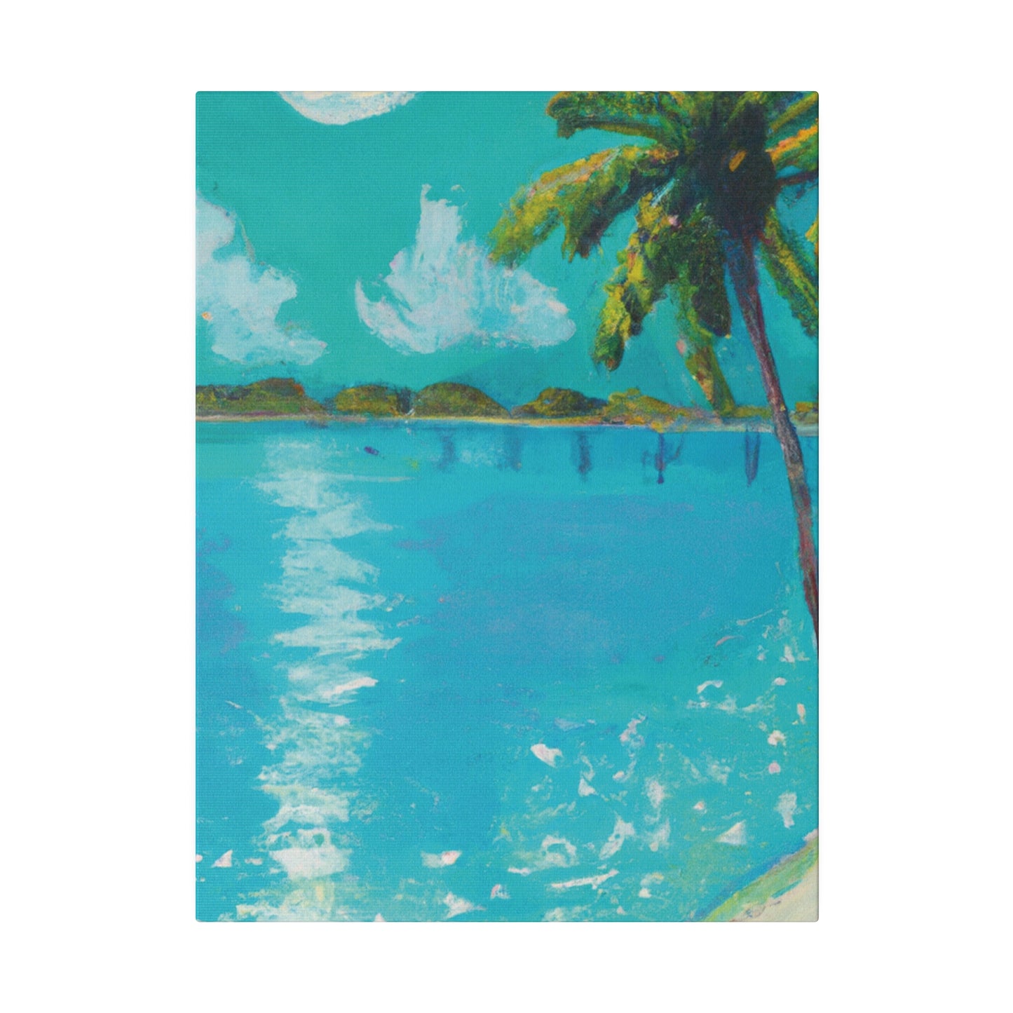 2483G - Bahamas Ocean Painting Print | Bahamas | Ocean | Beach | Poster | Home Decor | Wall Art | Canvas