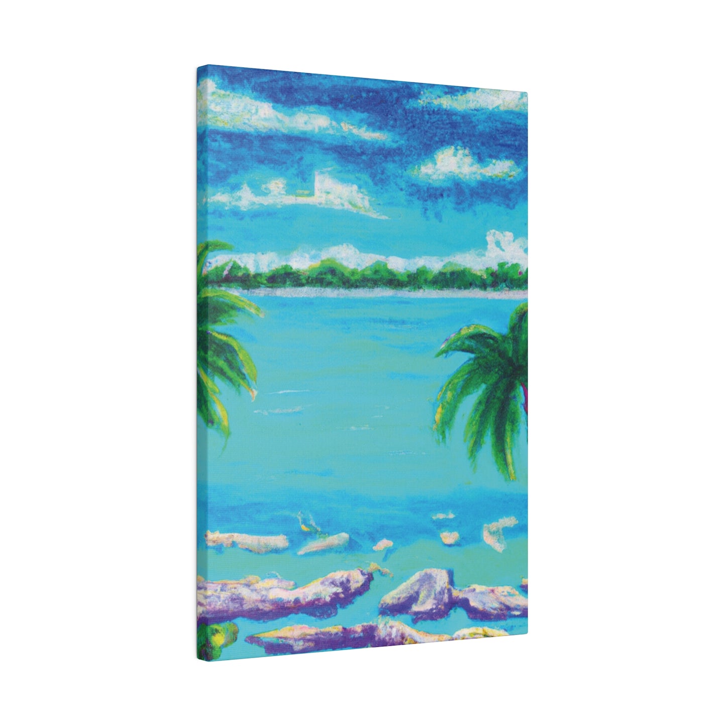 9293Y - Bahamas Ocean Painting Print | Bahamas | Ocean | Beach | Poster | Home Decor | Wall Art | Canvas