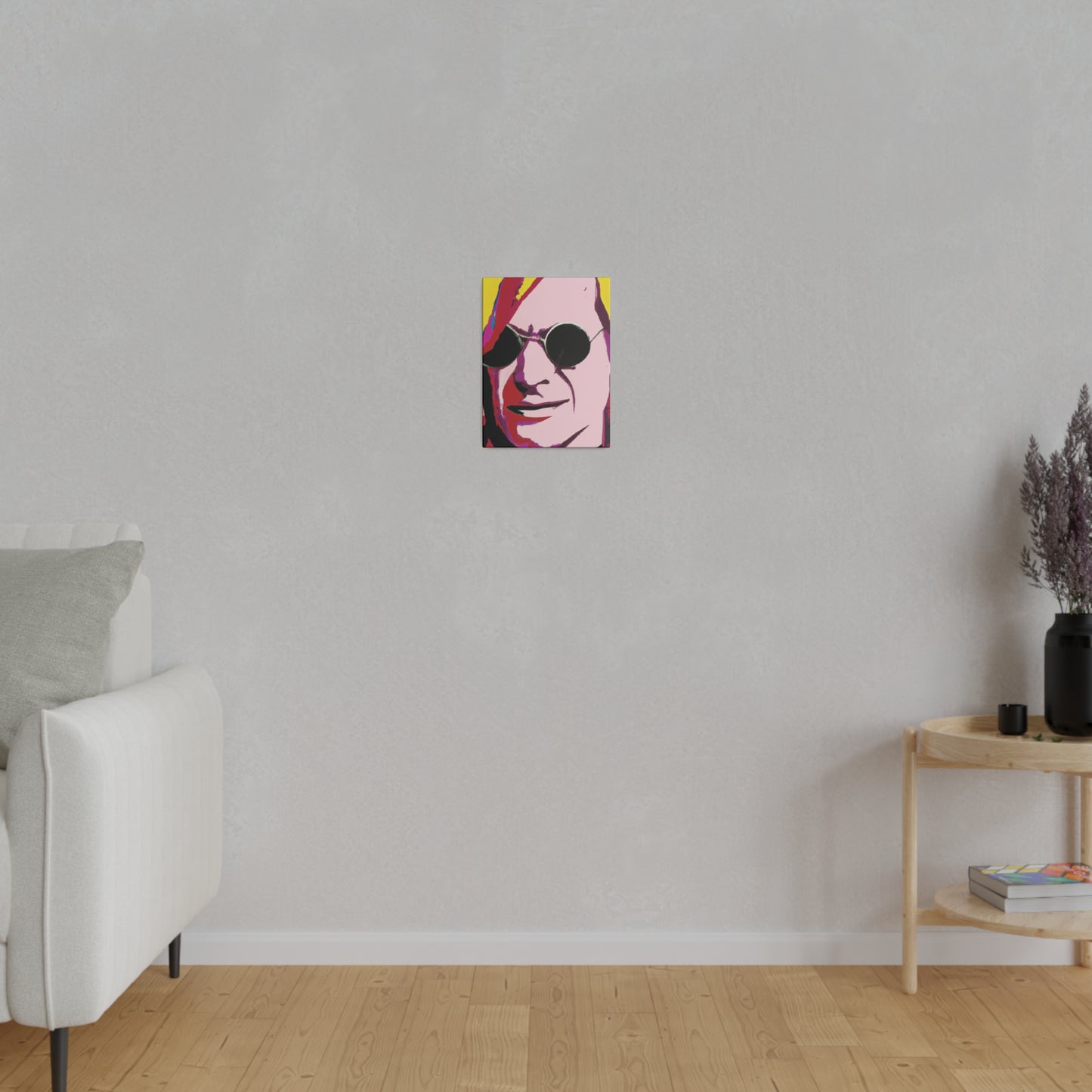 4125F - Rockstar Painting Print | Face | Abstract | Poster | Home Decor | Wall Art | Music Art | Canvas