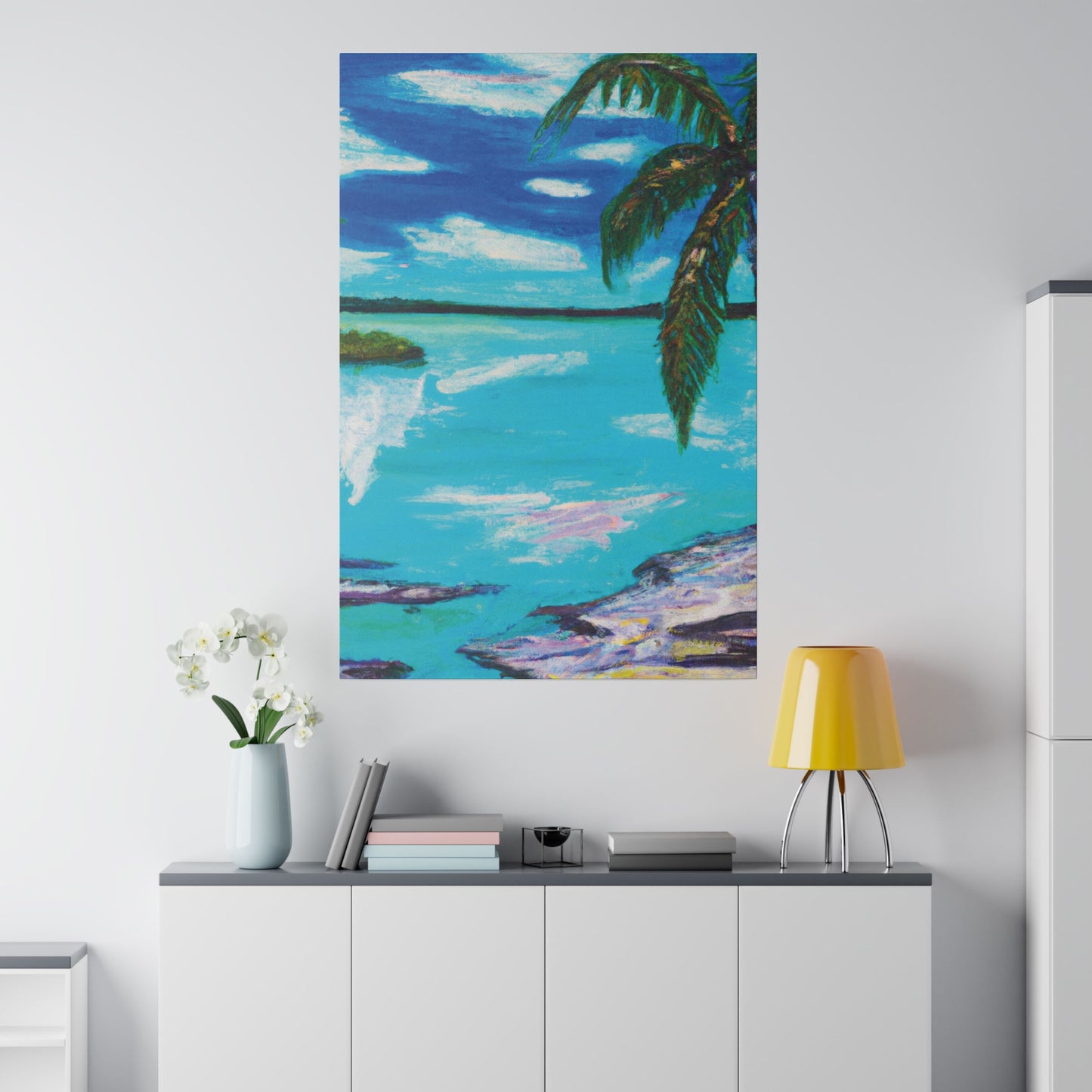 9184C - Bahamas Ocean Painting Print | Bahamas | Ocean | Beach | Poster | Home Decor | Wall Art | Canvas