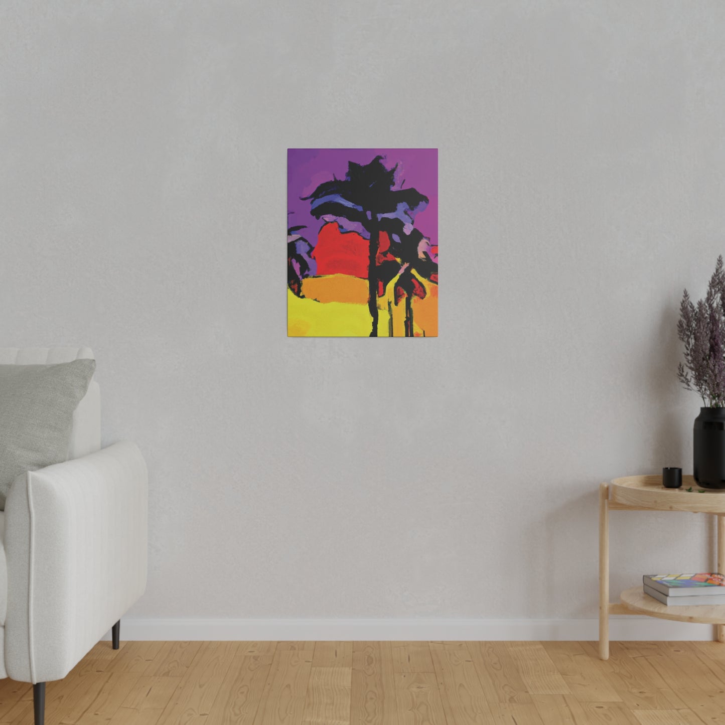 4854H - Miami Beach Sunset Painting Print | Miami | Beach | Sunset | Poster | Home Decor | Wall Art | Canvas