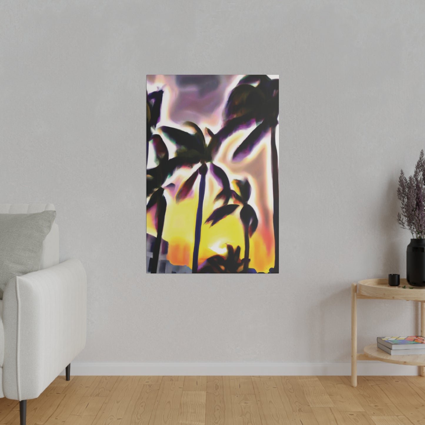 6278R - Miami Beach Sunset Painting Print | Miami | Beach | Sunset | Poster | Home Decor | Wall Art | Canvas