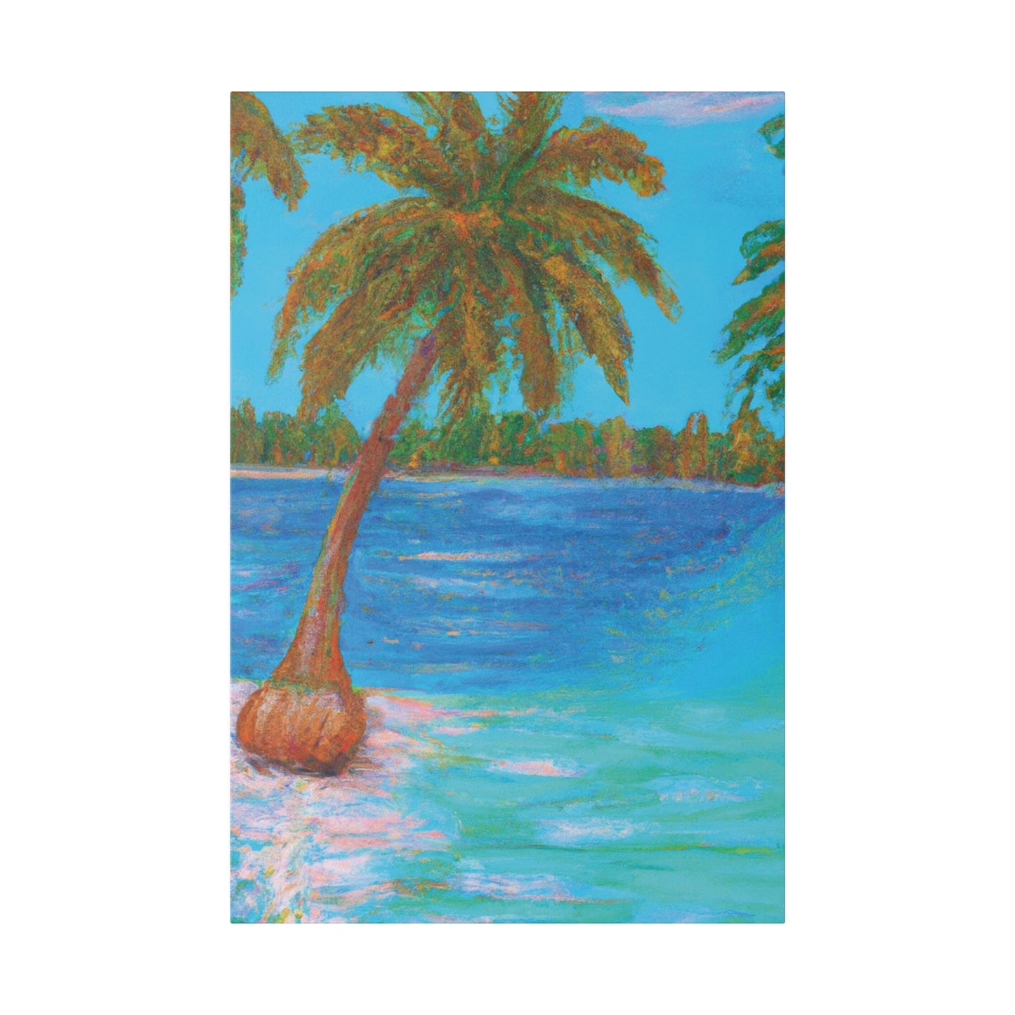 4348S - Bahamas Ocean Painting Print | Bahamas | Ocean | Beach | Poster | Home Decor | Wall Art | Canvas