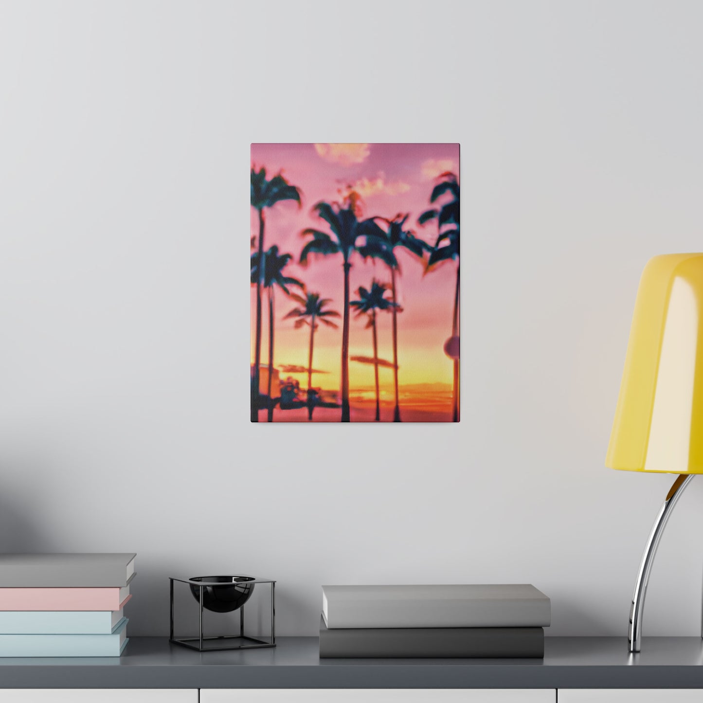 8183G - Miami Beach Sunset Painting Print | Miami | Beach | Sunset | Poster | Home Decor | Wall Art | Canvas