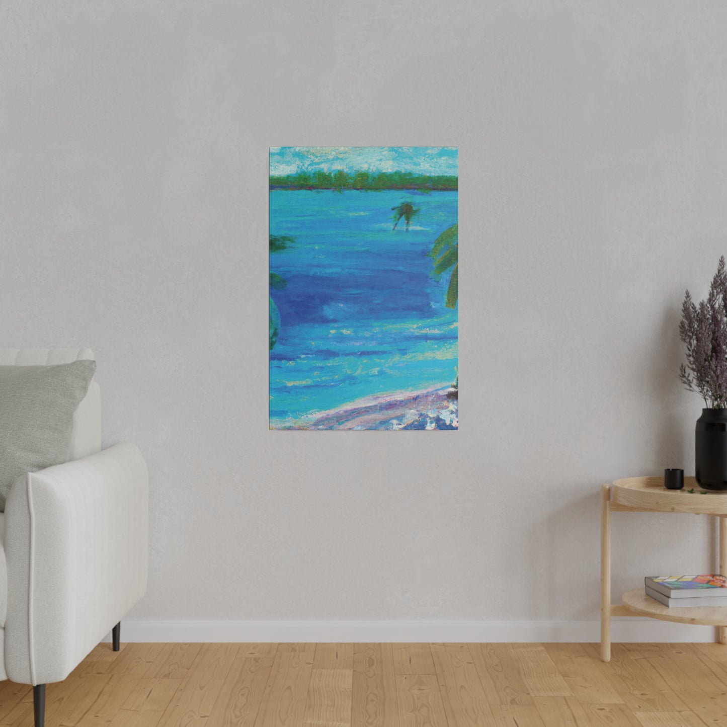 5105Q - Bahamas Ocean Painting Print | Bahamas | Ocean | Beach | Poster | Home Decor | Wall Art | Canvas