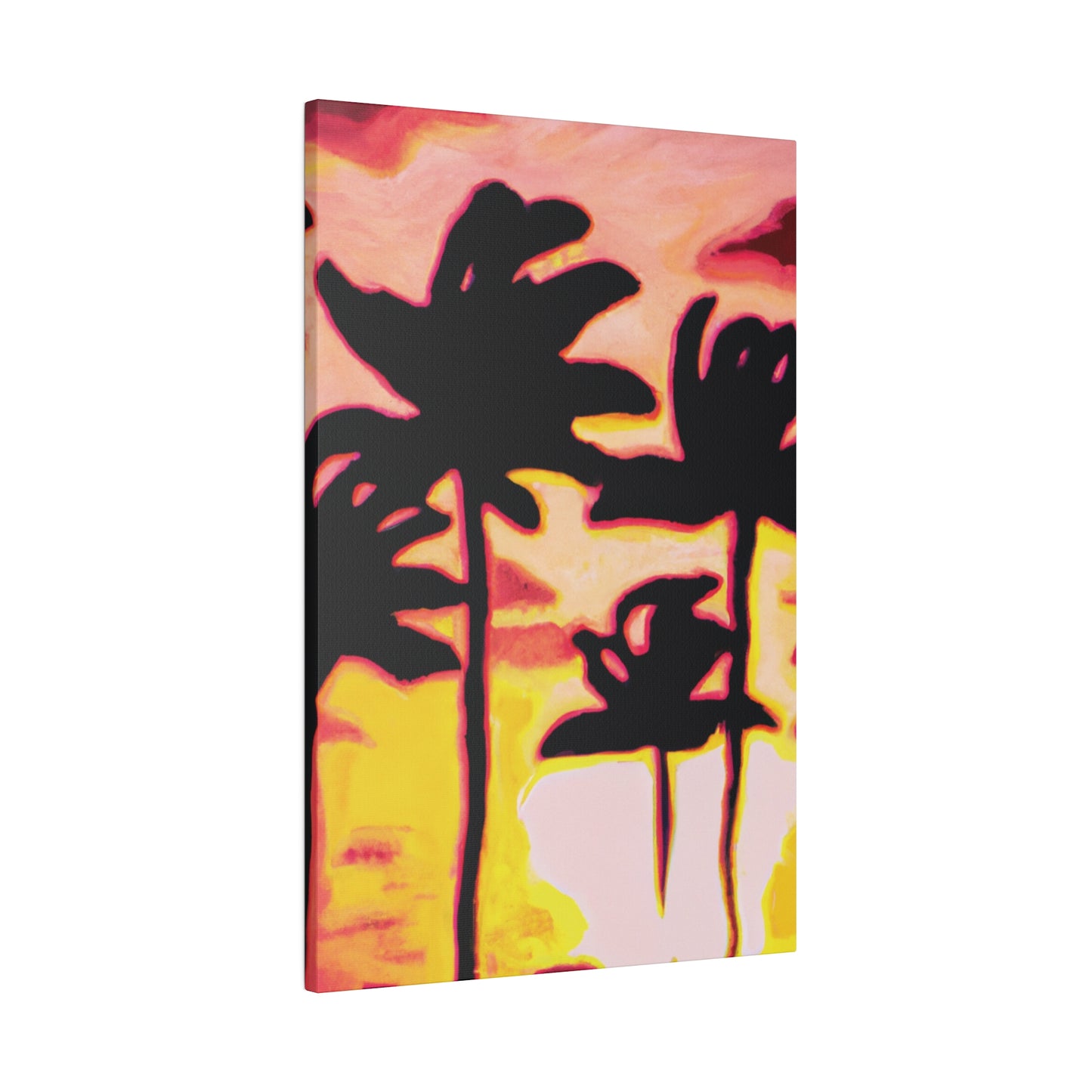 9329P - Miami Beach Sunset Painting Print | Miami | Beach | Sunset | Poster | Home Decor | Wall Art | Canvas
