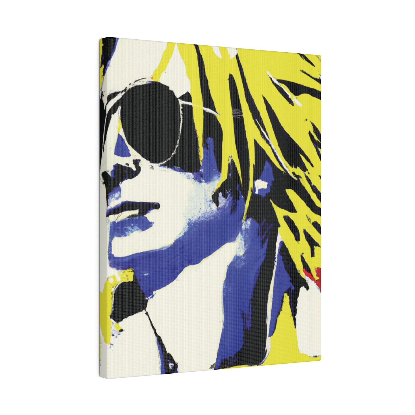 8928P - Rockstar Painting Print | Face | Abstract | Poster | Home Decor | Wall Art | Music Art | Canvas