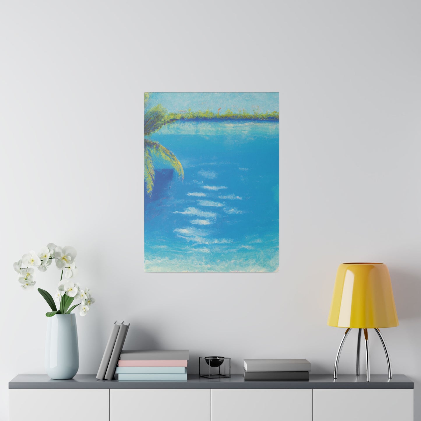 9819K - Bahamas Ocean Painting Print | Bahamas | Ocean | Beach | Poster | Home Decor | Wall Art | Canvas