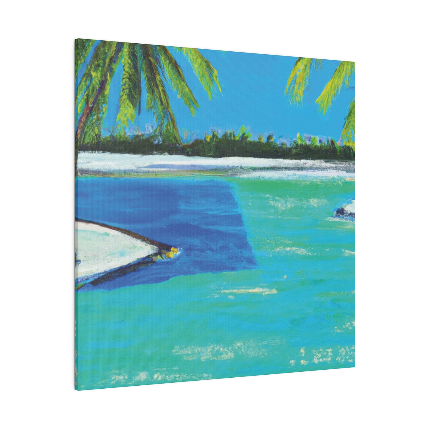 9761V - Bahamas Ocean Painting Print | Bahamas | Ocean | Beach | Poster | Home Decor | Wall Art | Canvas