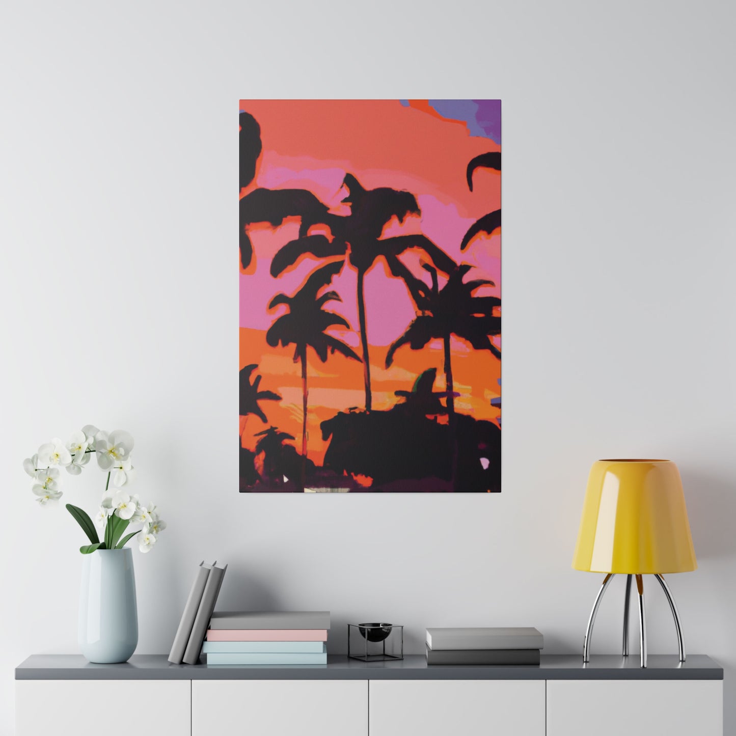 6226X - Miami Beach Sunset Painting Print | Miami | Beach | Sunset | Poster | Home Decor | Wall Art | Canvas