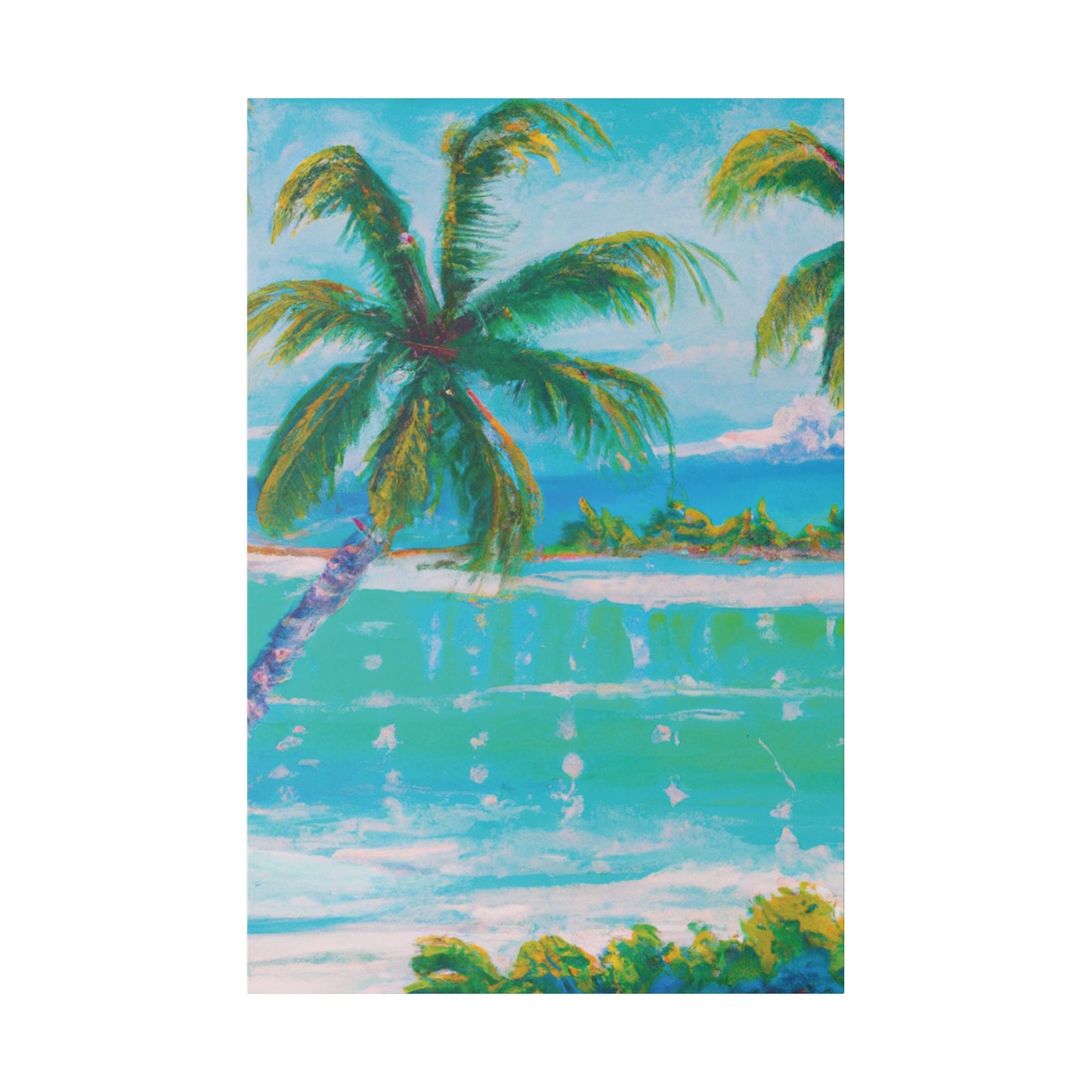 9452K - Bahamas Ocean Painting Print | Bahamas | Ocean | Beach | Poster | Home Decor | Wall Art | Canvas