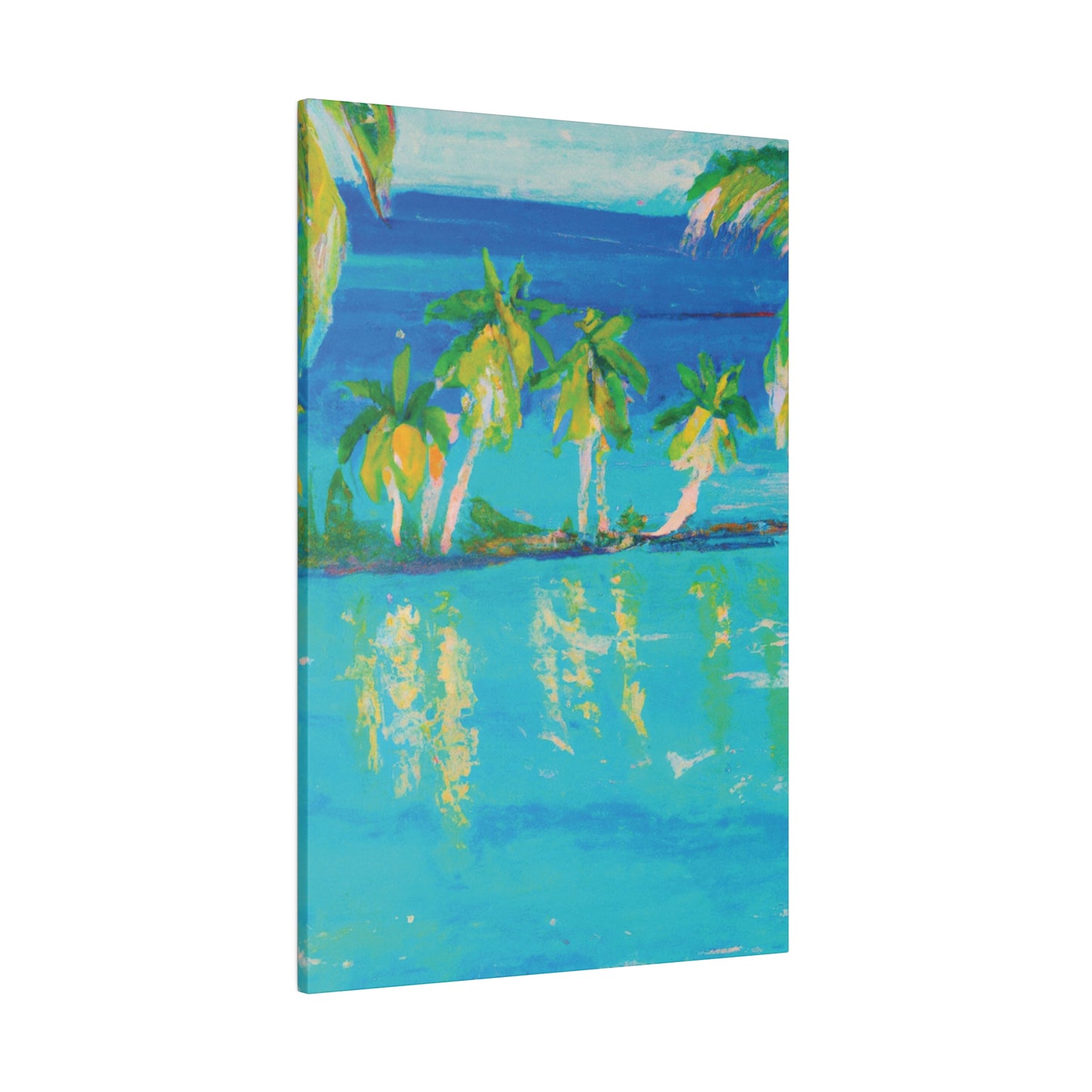 8637V - Bahamas Ocean Painting Print | Bahamas | Ocean | Beach | Poster | Home Decor | Wall Art | Canvas