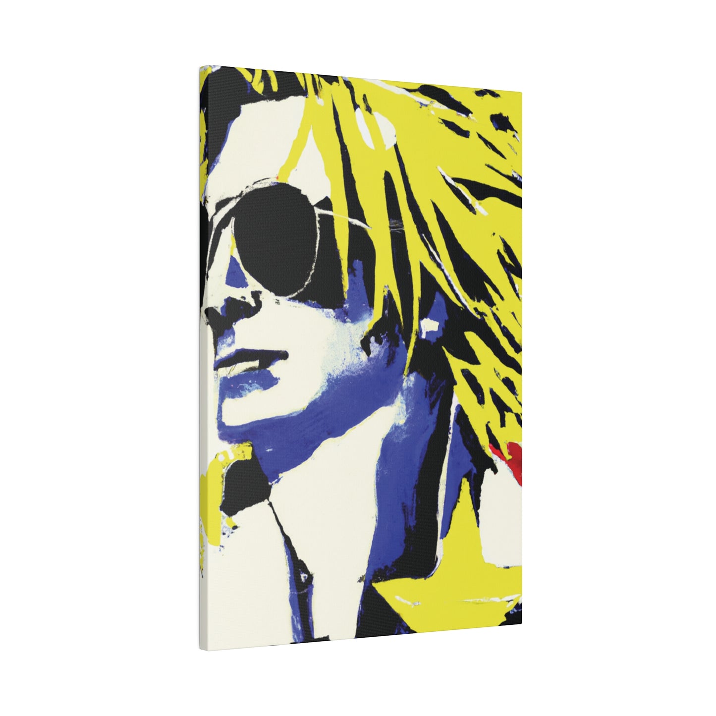 8928P - Rockstar Painting Print | Face | Abstract | Poster | Home Decor | Wall Art | Music Art | Canvas