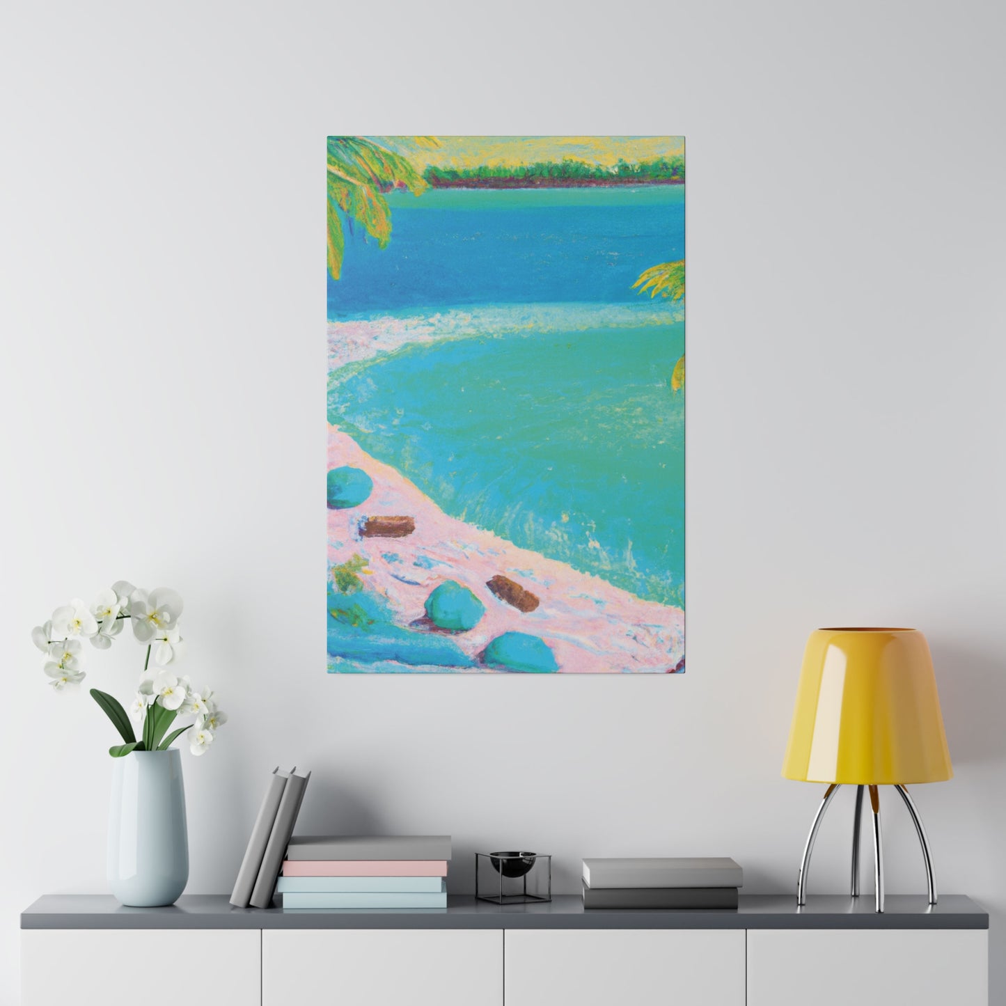 7342G - Bahamas Ocean Painting Print | Bahamas | Ocean | Beach | Poster | Home Decor | Wall Art | Canvas