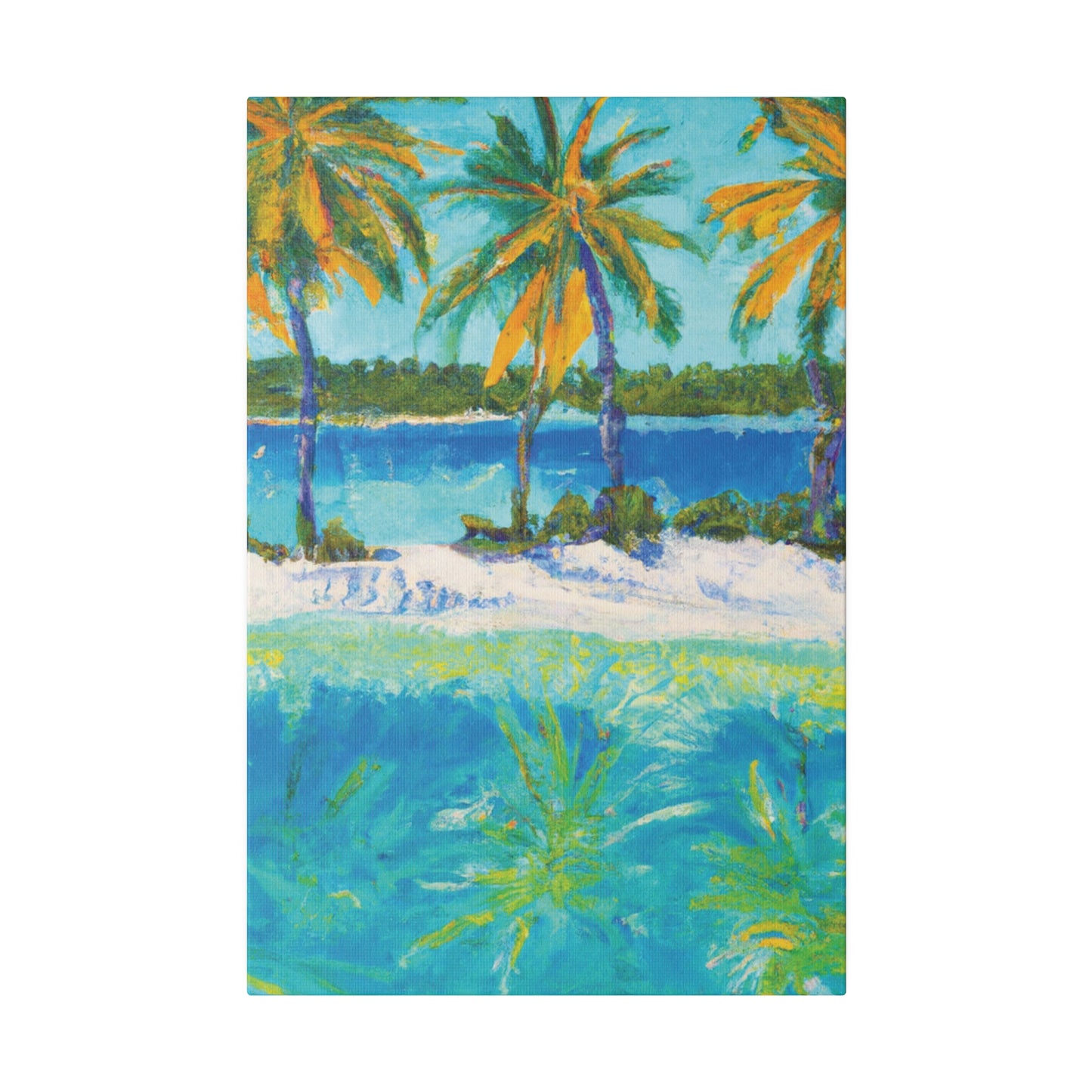 2367X - Bahamas Ocean Painting Print | Bahamas | Ocean | Beach | Poster | Home Decor | Wall Art | Canvas