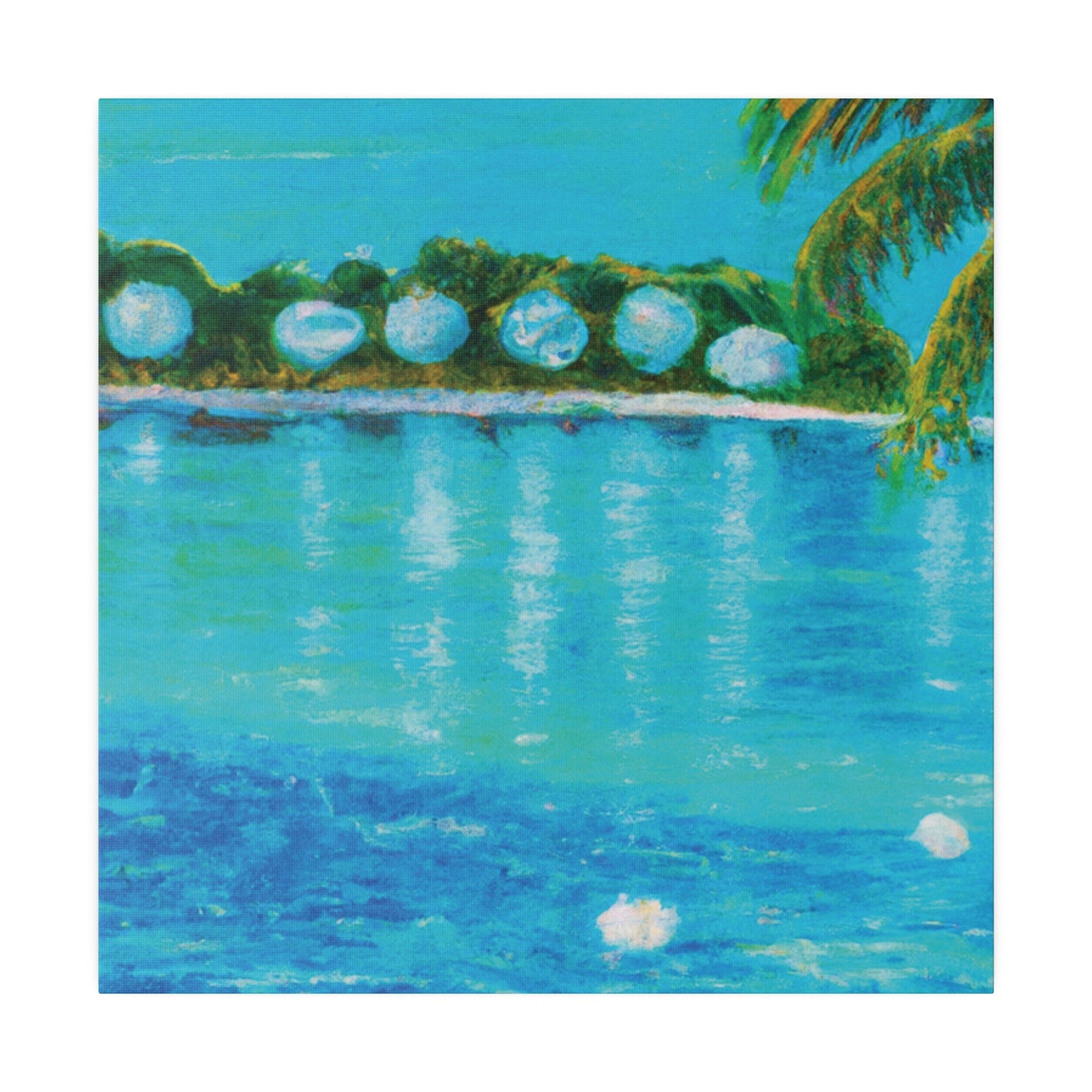 912X - Bahamas Ocean Painting Print | Bahamas | Ocean | Beach | Poster | Home Decor | Wall Art | Canvas