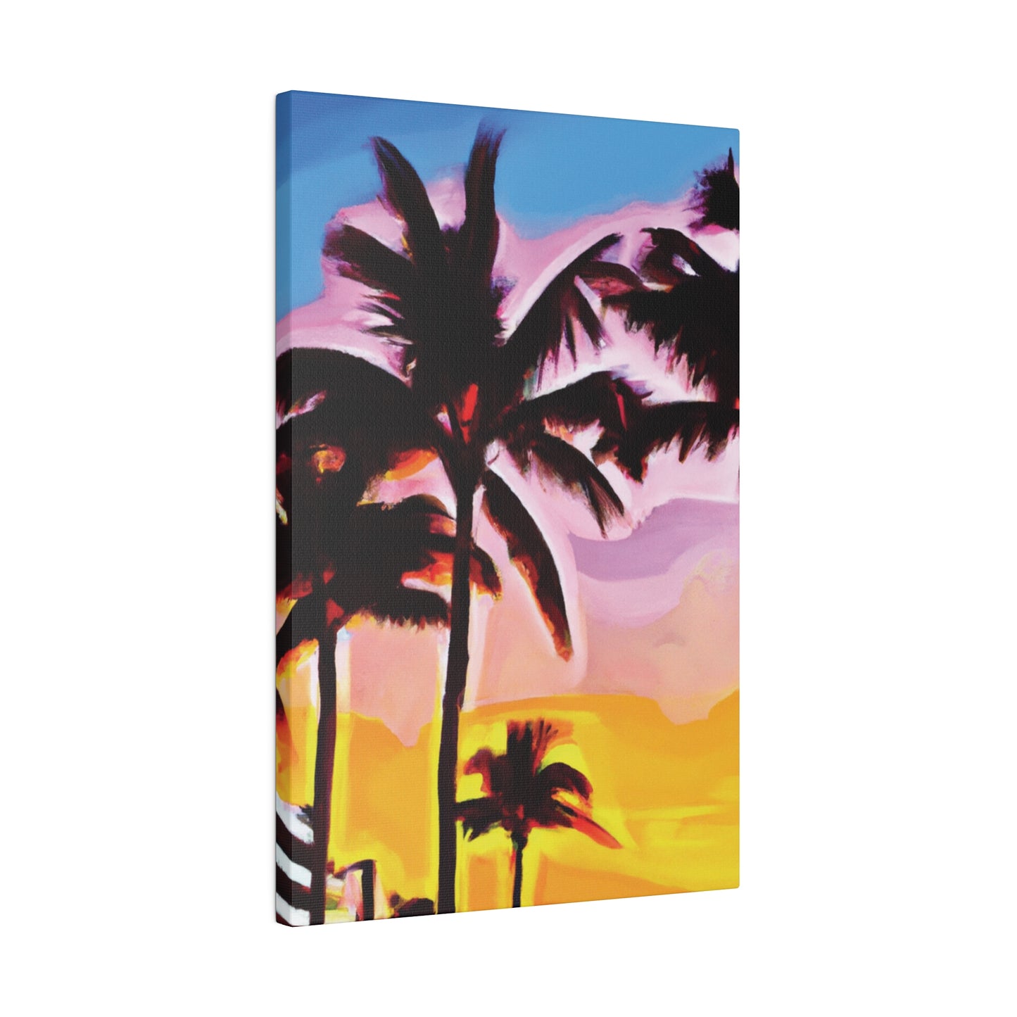 742X - Miami Beach Sunset Painting Print | Miami | Beach | Sunset | Poster | Home Decor | Wall Art | Canvas