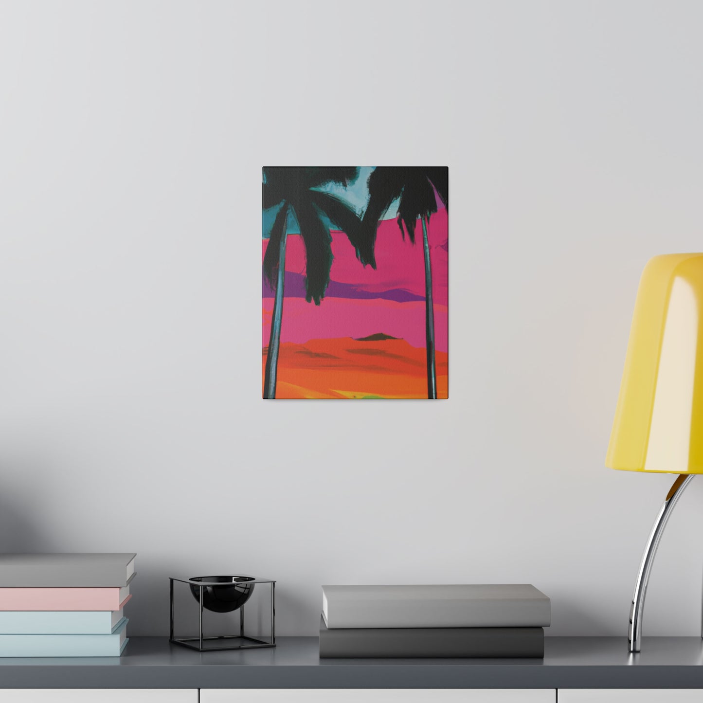 9027A - Miami Beach Sunset Painting Print | Miami | Beach | Sunset | Poster | Home Decor | Wall Art | Canvas