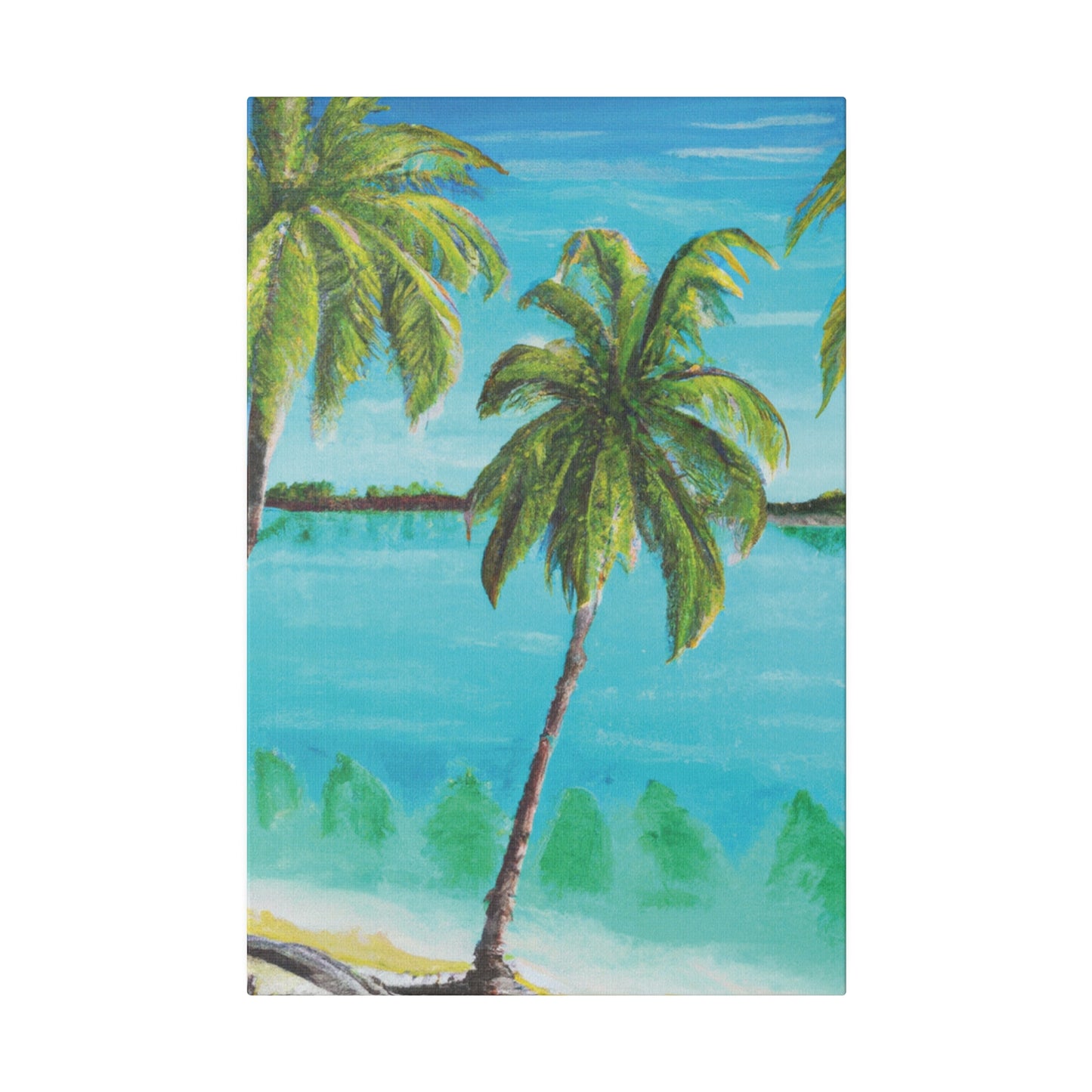 6598N - Bahamas Ocean Painting Print | Bahamas | Ocean | Beach | Poster | Home Decor | Wall Art | Canvas