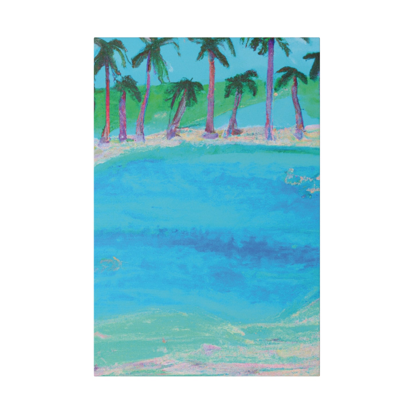 7907S - Bahamas Ocean Painting Print | Bahamas | Ocean | Beach | Poster | Home Decor | Wall Art | Canvas