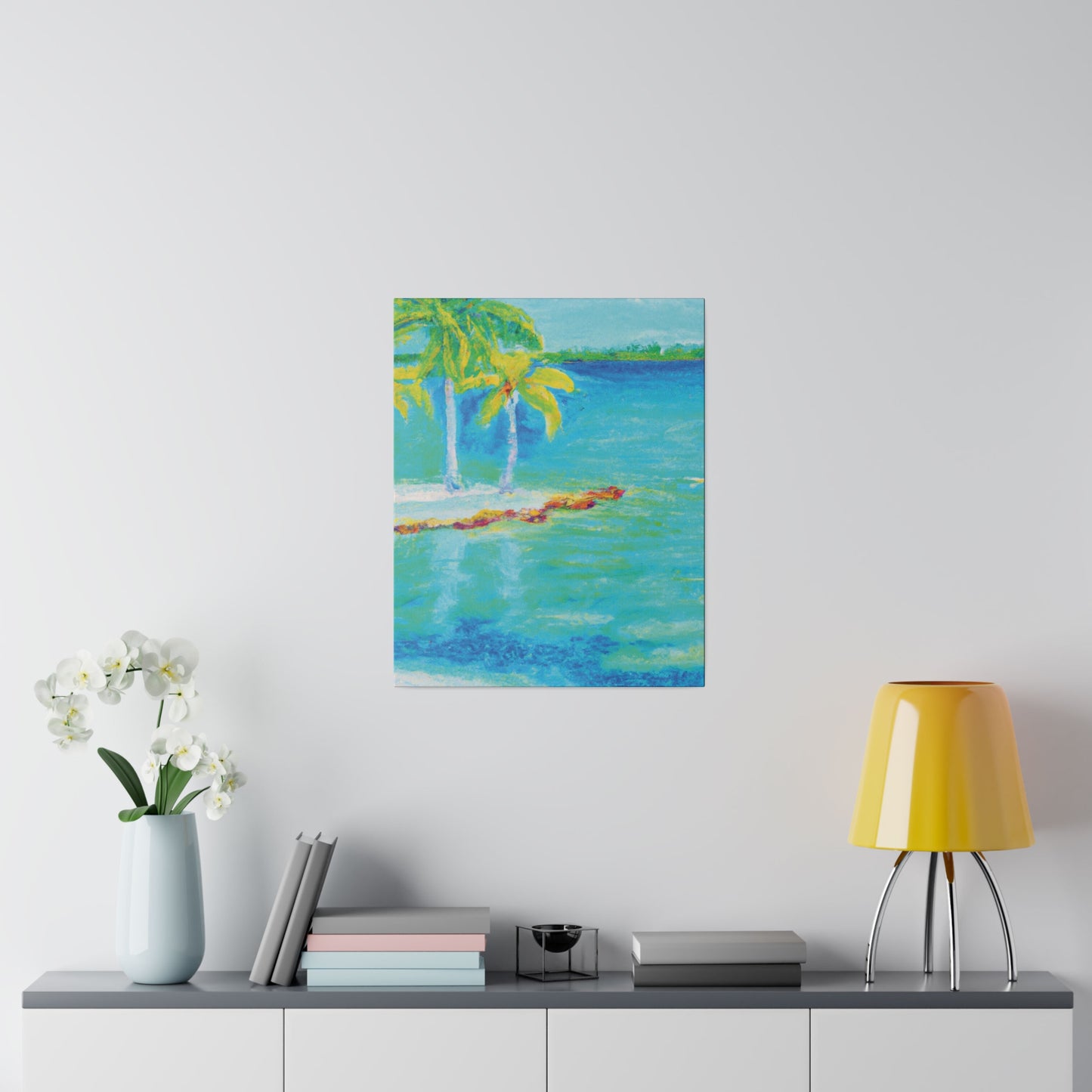 4444R - Bahamas Ocean Painting Print | Bahamas | Ocean | Beach | Poster | Home Decor | Wall Art | Canvas