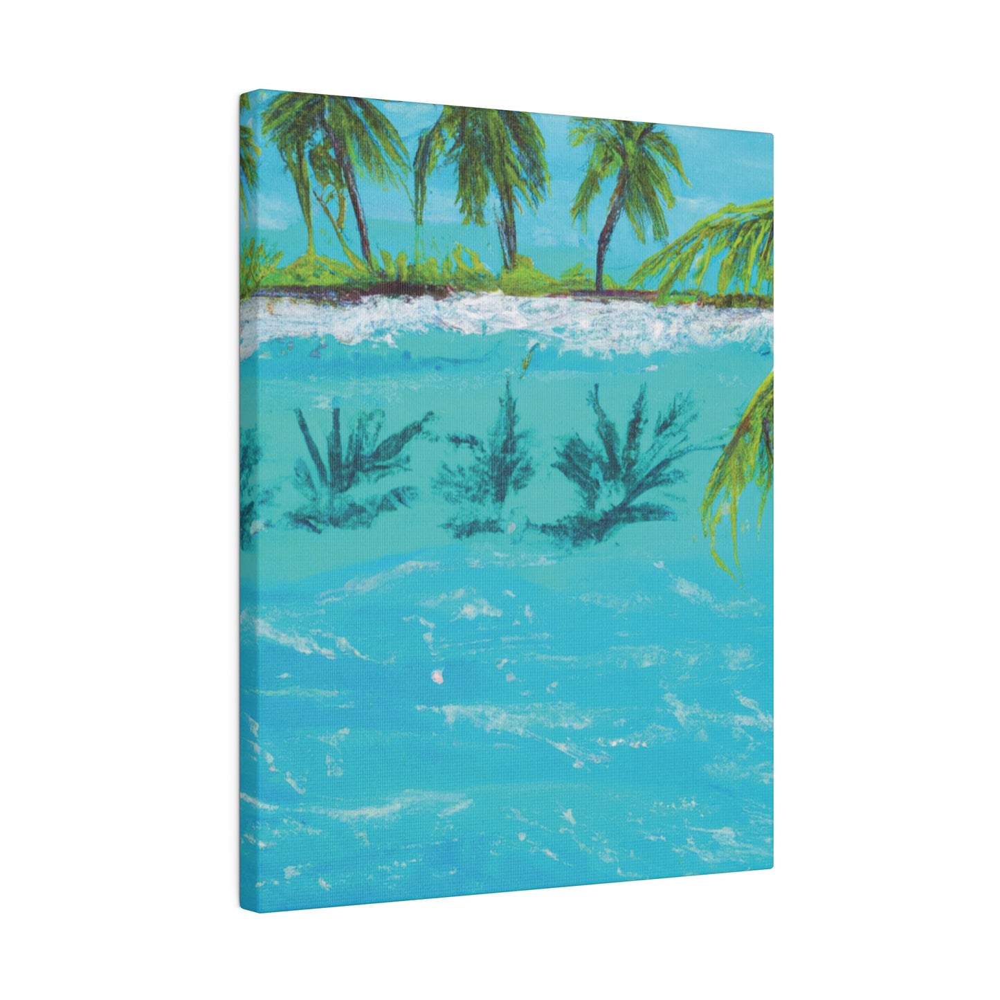 8321K - Bahamas Ocean Painting Print | Bahamas | Ocean | Beach | Poster | Home Decor | Wall Art | Canvas