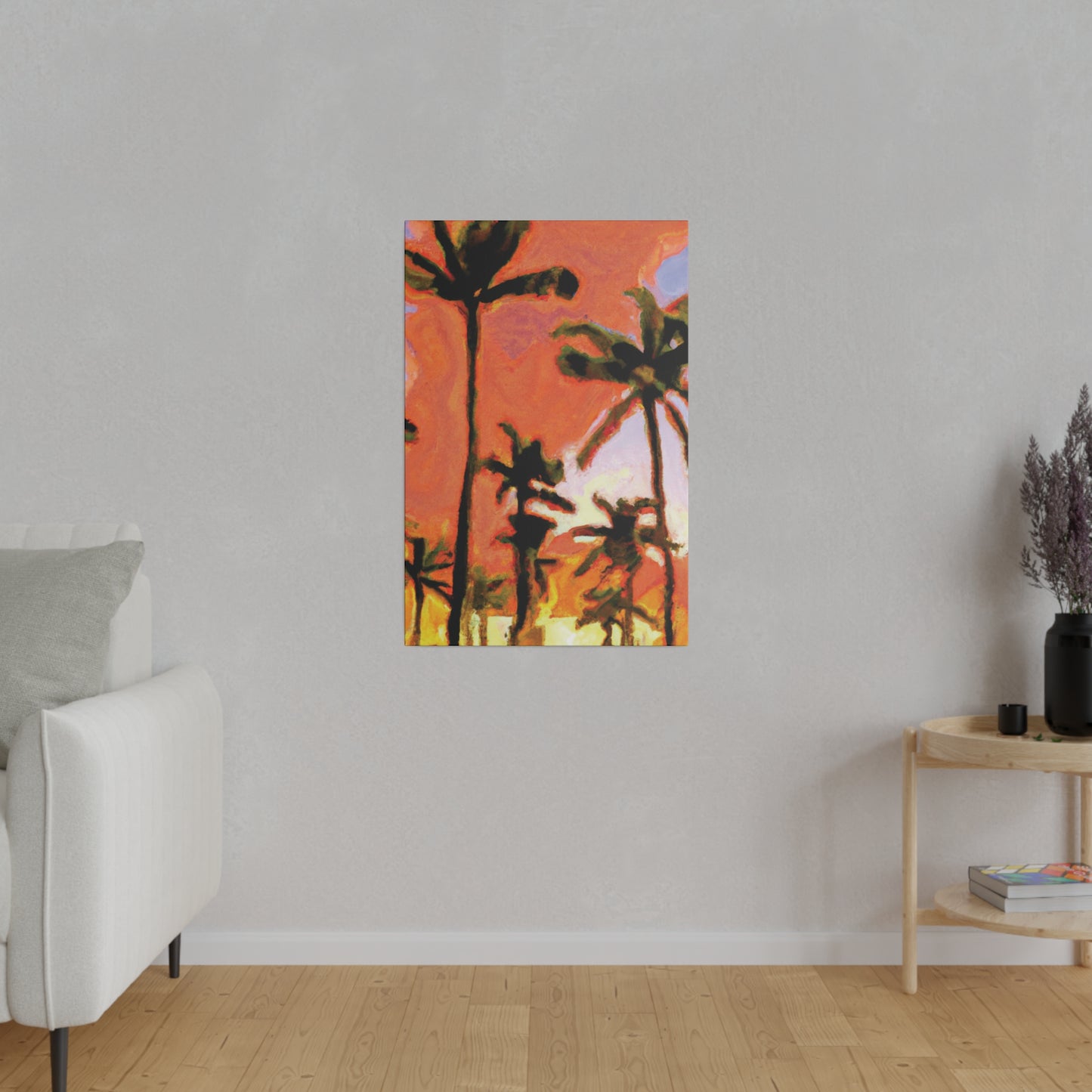 7177X - Miami Beach Sunset Painting Print | Miami | Beach | Sunset | Poster | Home Decor | Wall Art | Canvas