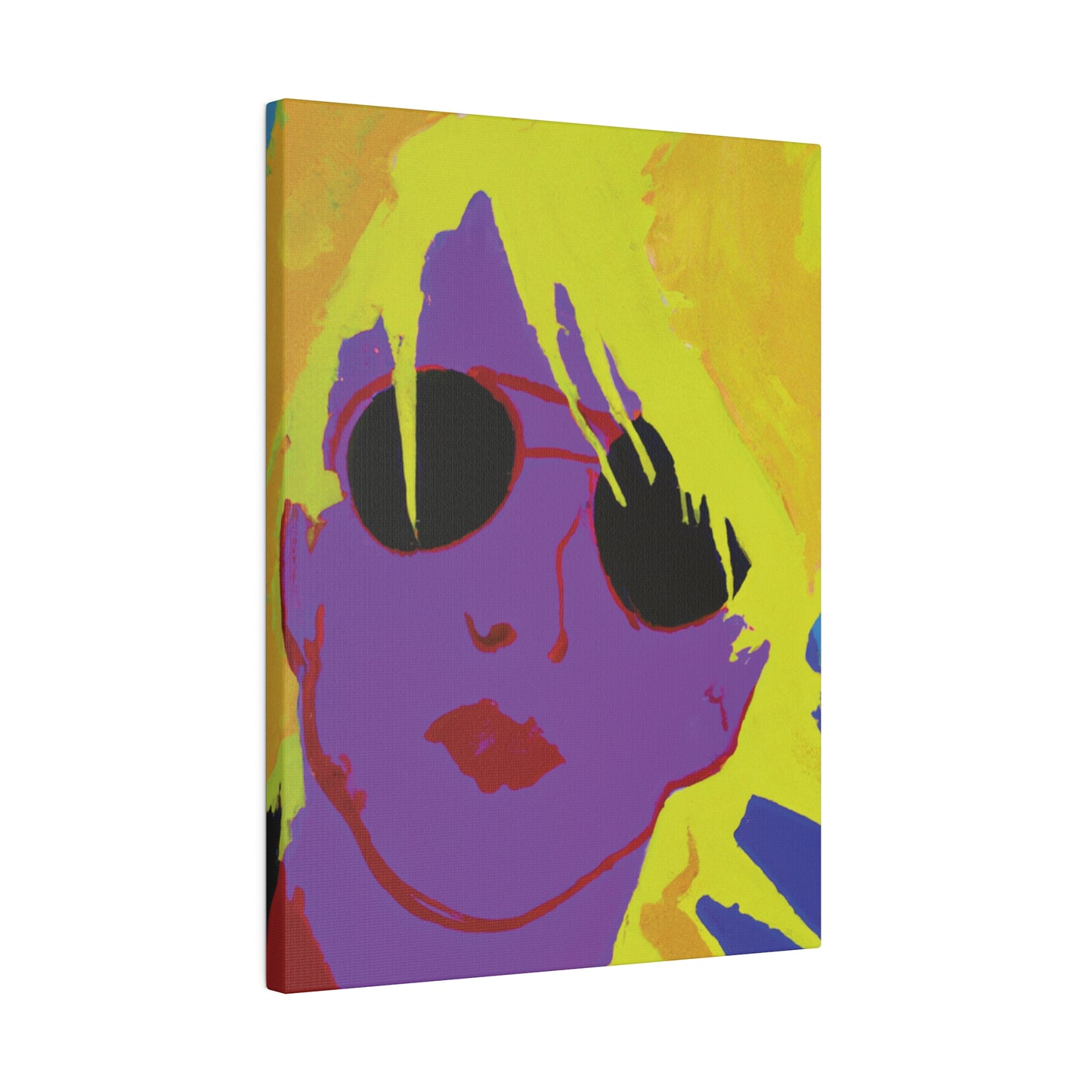 3022A - Rockstar Painting Print | Face | Abstract | Poster | Home Decor | Wall Art | Music Art | Canvas