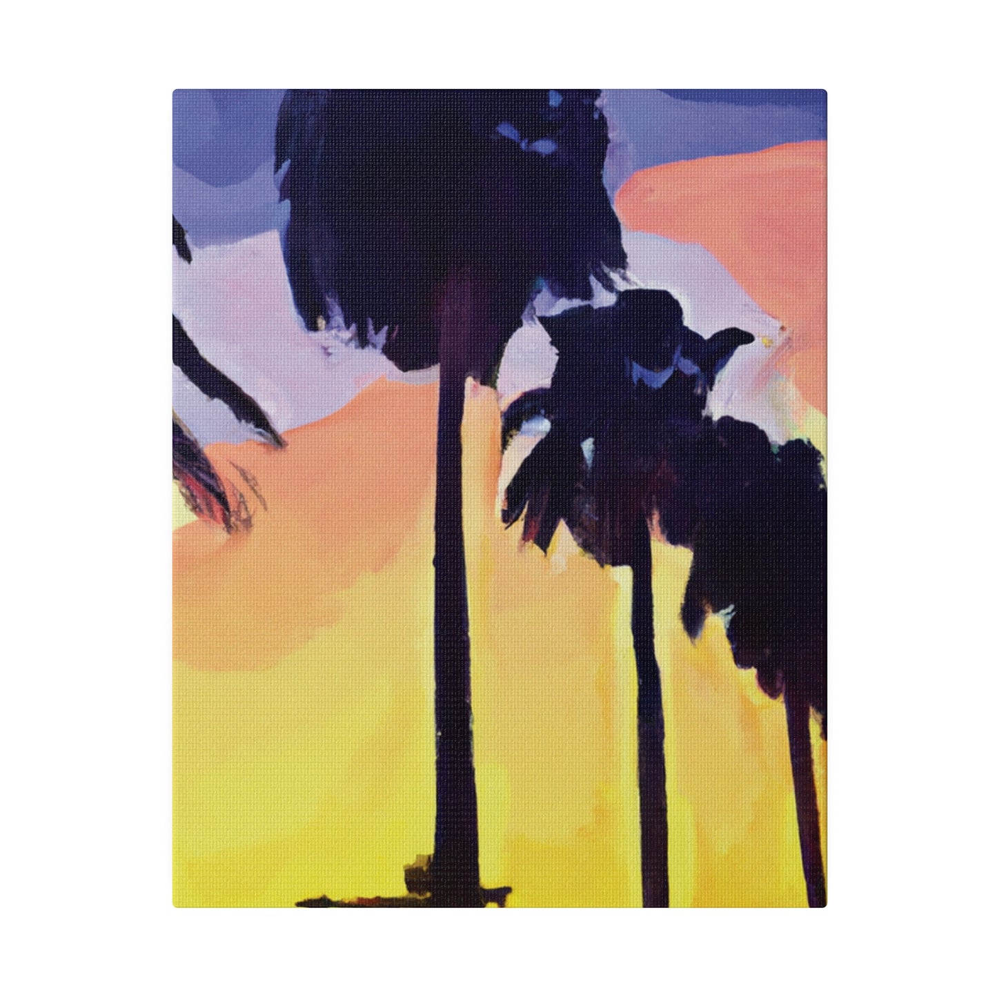 8023Y - Miami Beach Sunset Painting Print | Miami | Beach | Sunset | Poster | Home Decor | Wall Art | Canvas