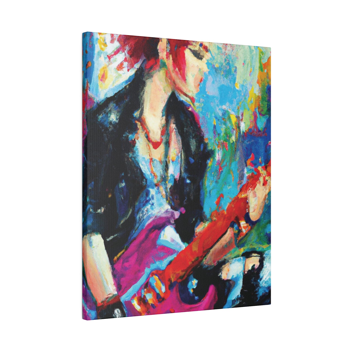 6476F - Rockstar Oil Painting Style Print | Poster | Home Decor | Wall Art | Music Art | Canvas