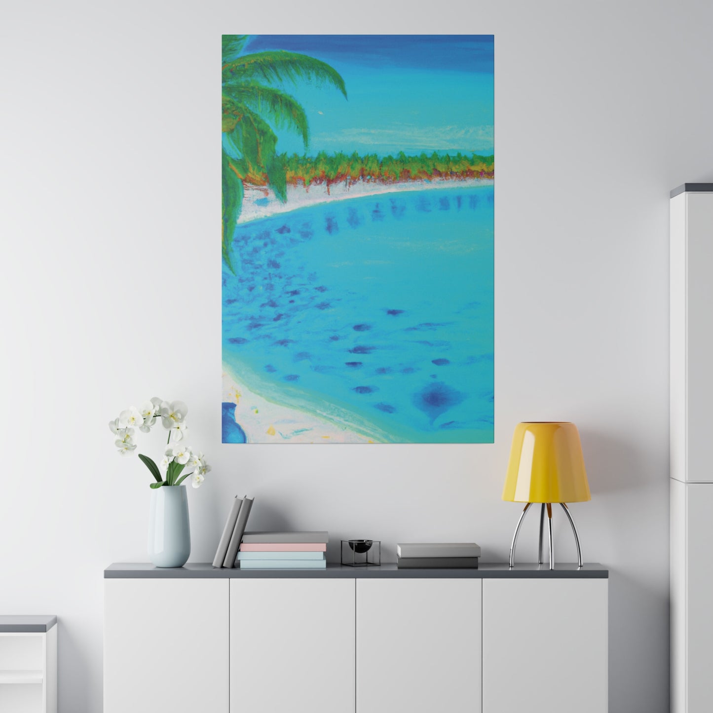 9677R - Bahamas Ocean Painting Print | Bahamas | Ocean | Beach | Poster | Home Decor | Wall Art | Canvas