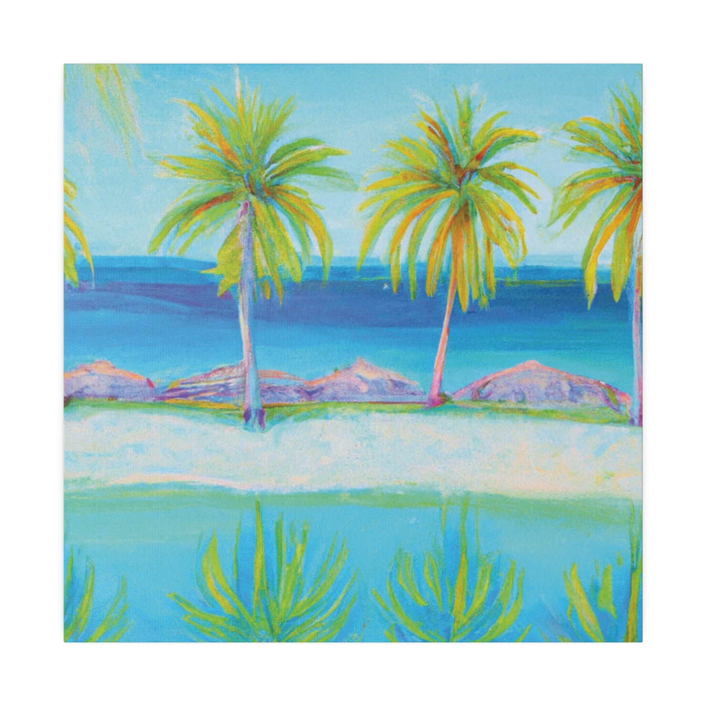 7646F - Bahamas Ocean Painting Print | Bahamas | Ocean | Beach | Poster | Home Decor | Wall Art | Canvas