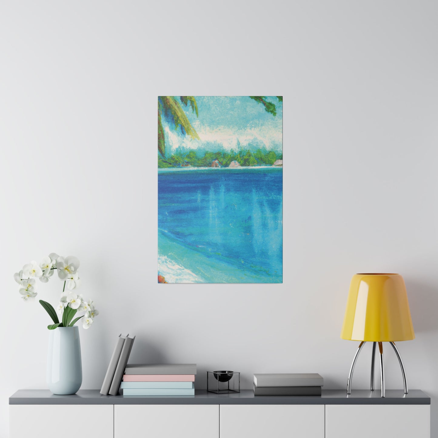 3198N - Bahamas Ocean Painting Print | Bahamas | Ocean | Beach | Poster | Home Decor | Wall Art | Canvas