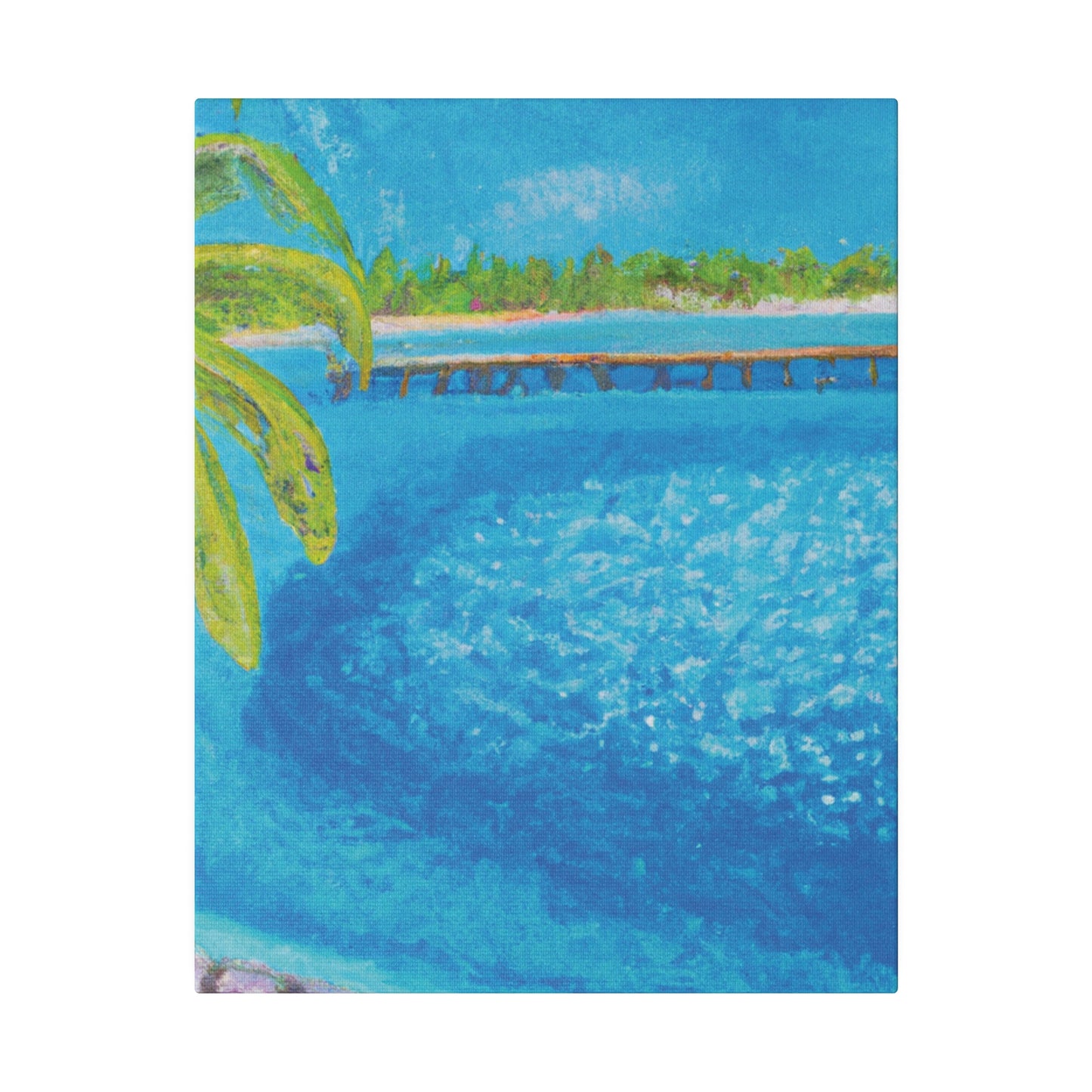 9462U - Bahamas Ocean Painting Print | Bahamas | Ocean | Beach | Poster | Home Decor | Wall Art | Canvas