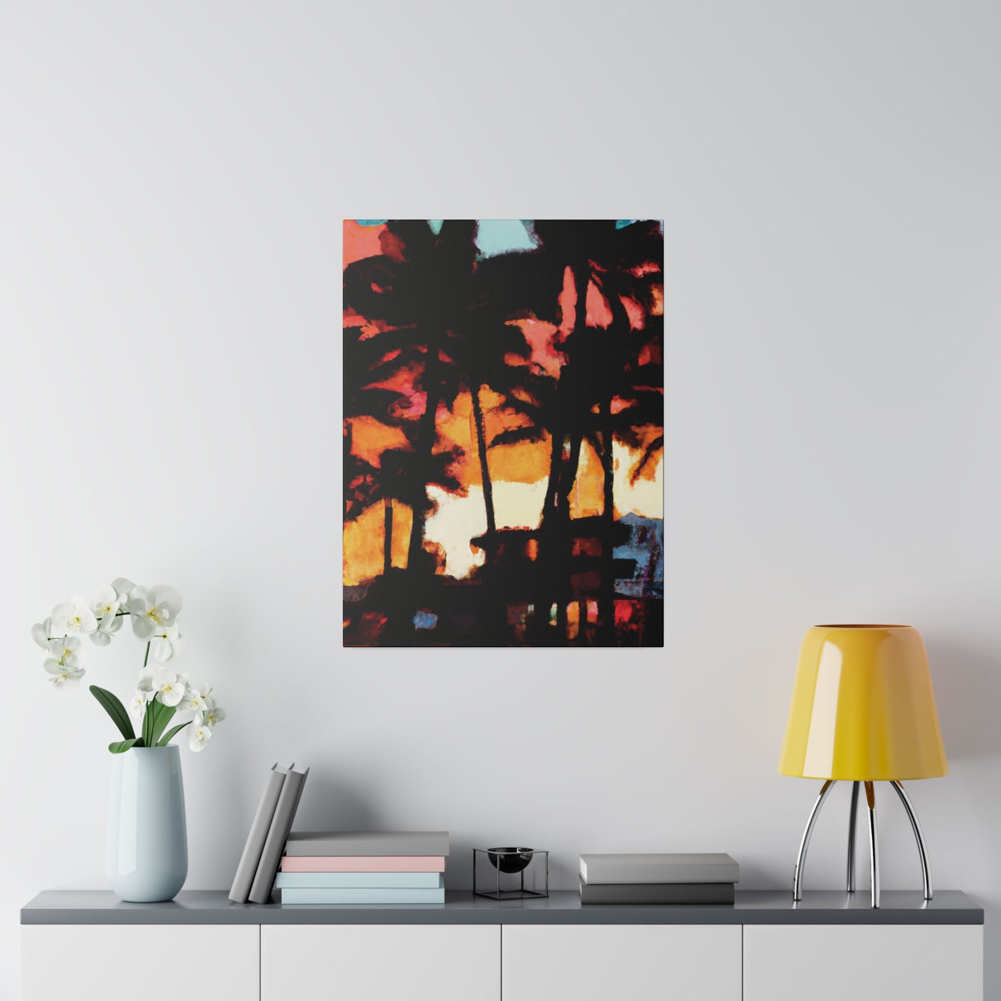 8498K - Miami Beach Sunset Painting Print | Miami | Beach | Sunset | Poster | Home Decor | Wall Art | Canvas