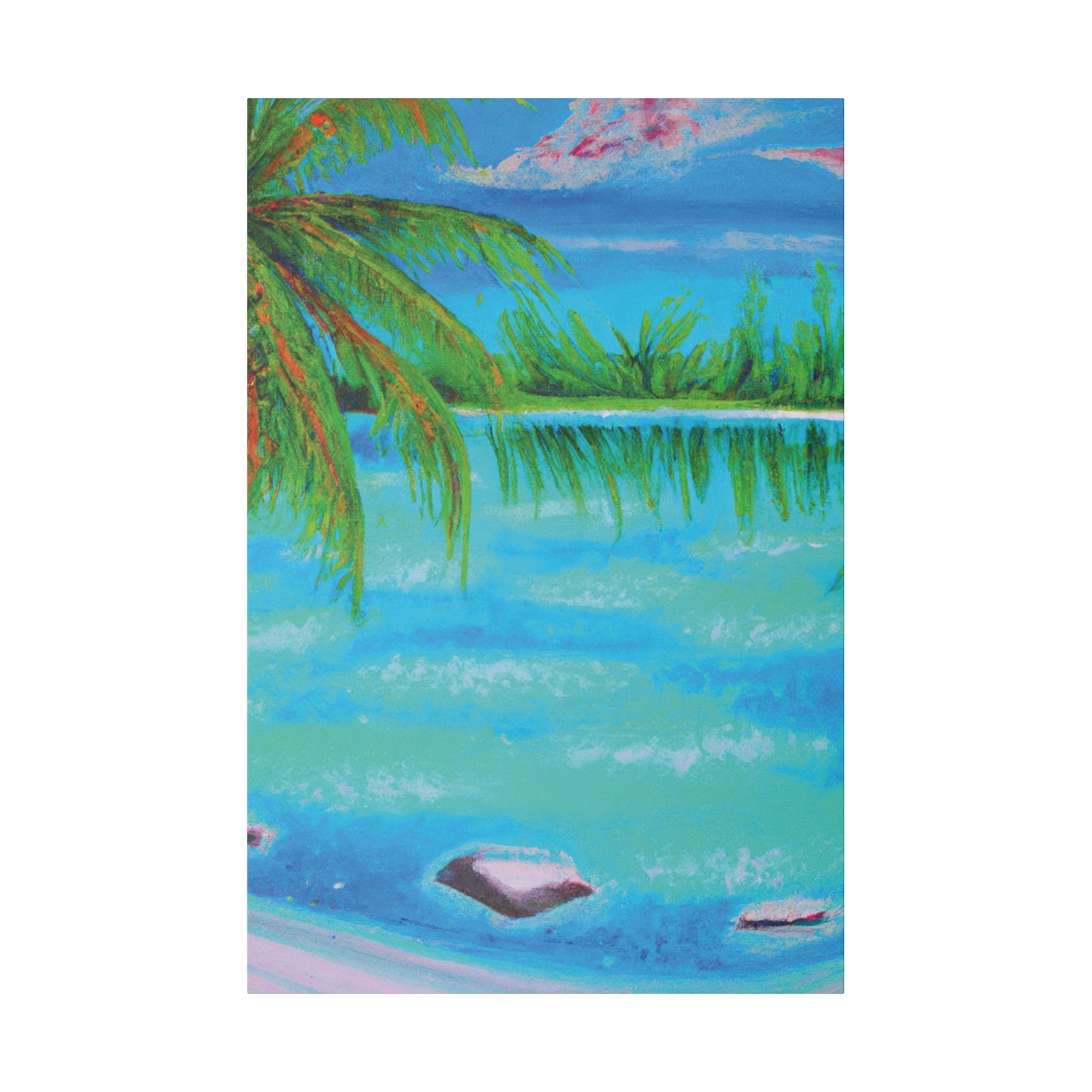 5279Q - Bahamas Ocean Painting Print | Bahamas | Ocean | Beach | Poster | Home Decor | Wall Art | Canvas