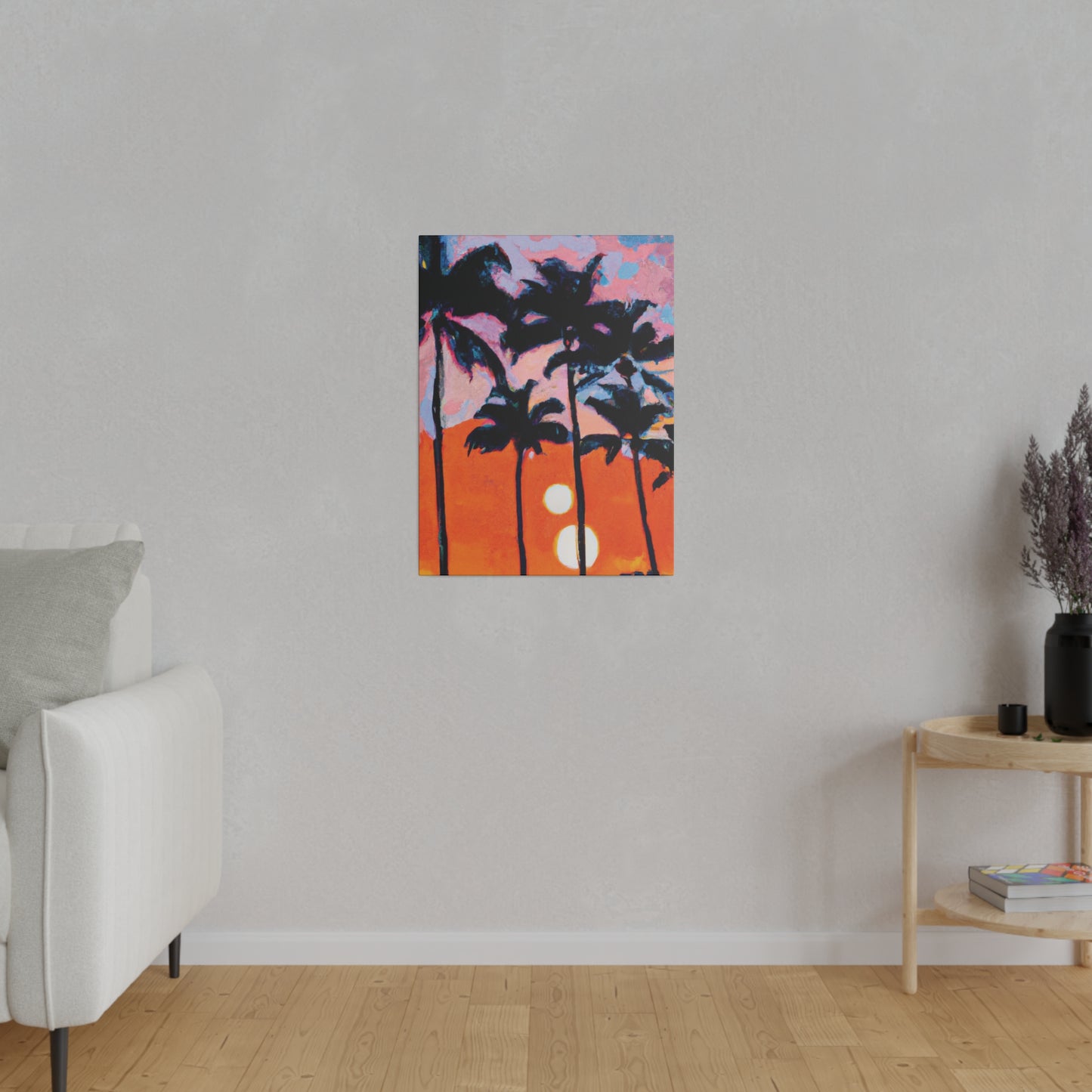 5347Z - Miami Beach Sunset Painting Print | Miami | Beach | Sunset | Poster | Home Decor | Wall Art | Canvas