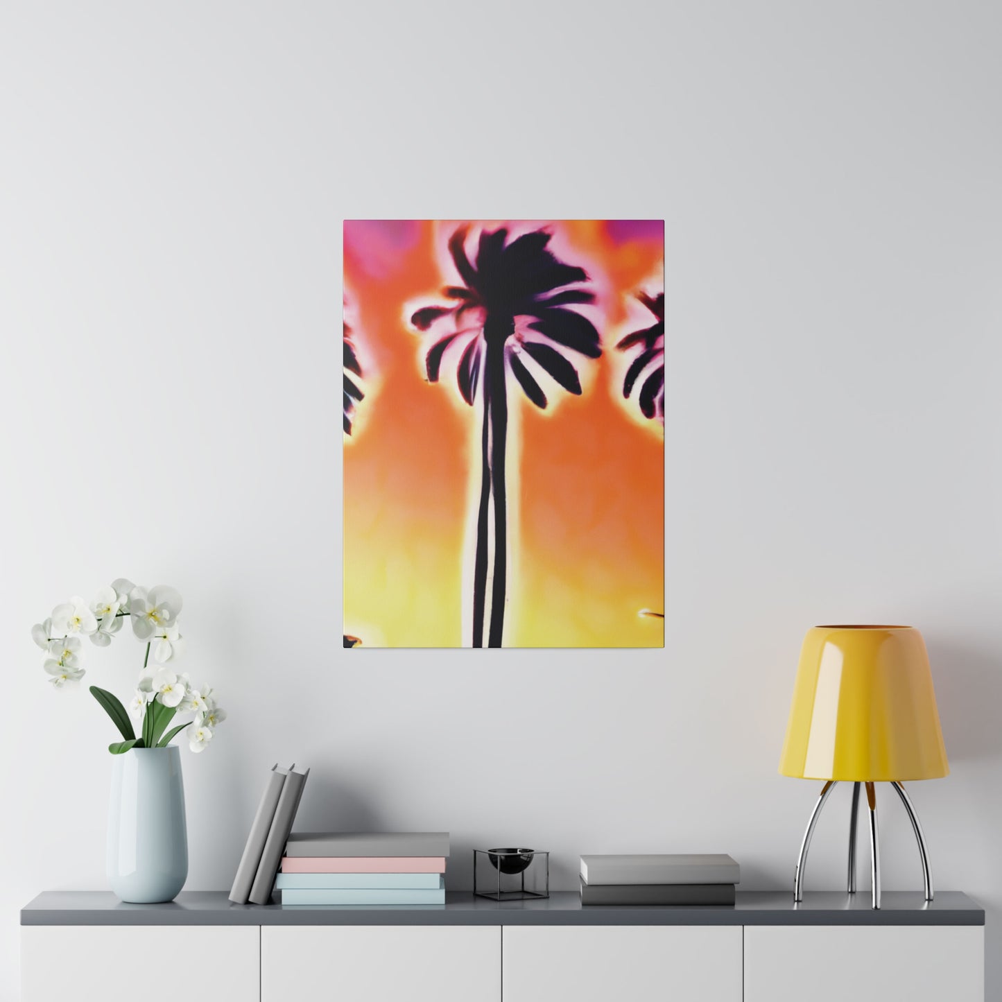 3814X - Miami Beach Sunset Painting Print | Miami | Beach | Sunset | Poster | Home Decor | Wall Art | Canvas