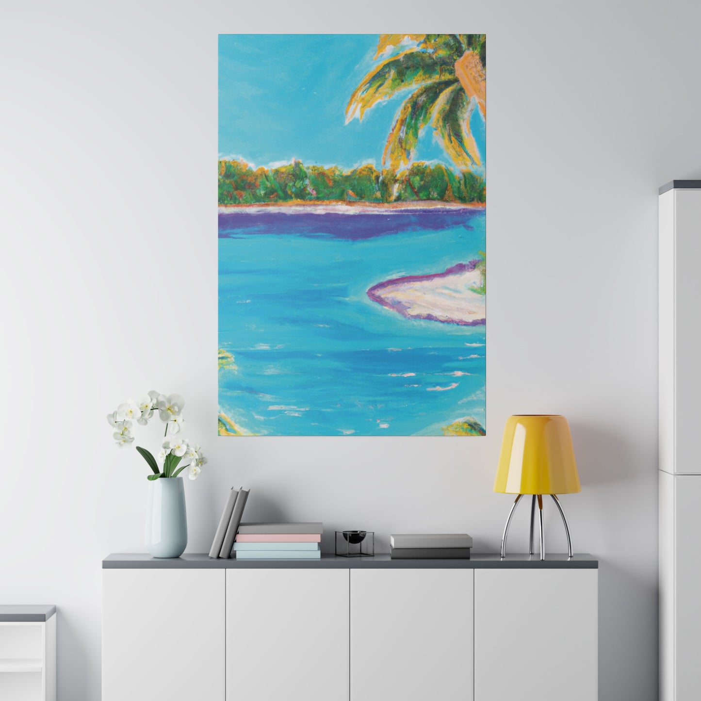 6781B - Bahamas Ocean Painting Print | Bahamas | Ocean | Beach | Poster | Home Decor | Wall Art | Canvas