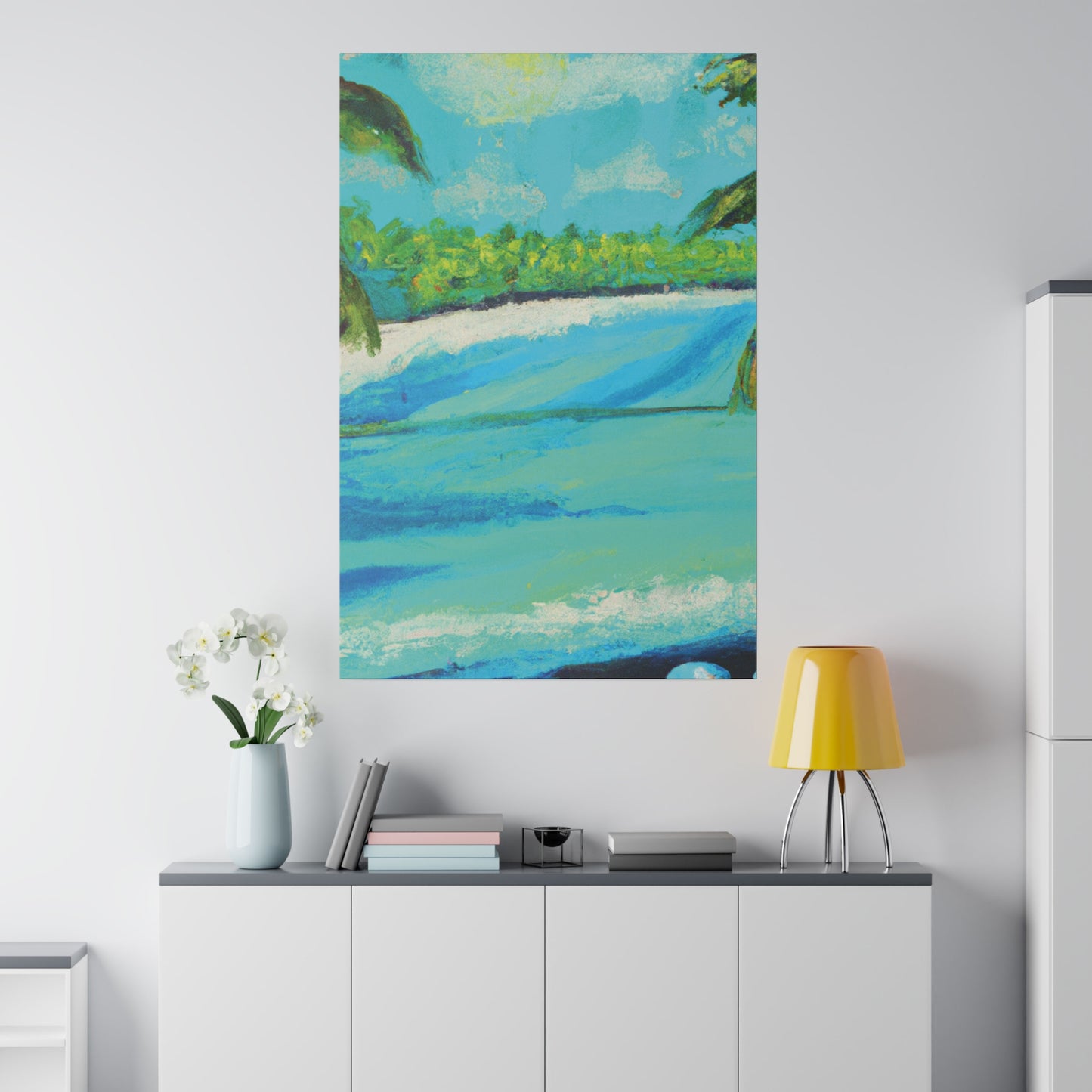 10781G - Bahamas Ocean Painting Print | Bahamas | Ocean | Beach | Poster | Home Decor | Wall Art | Canvas