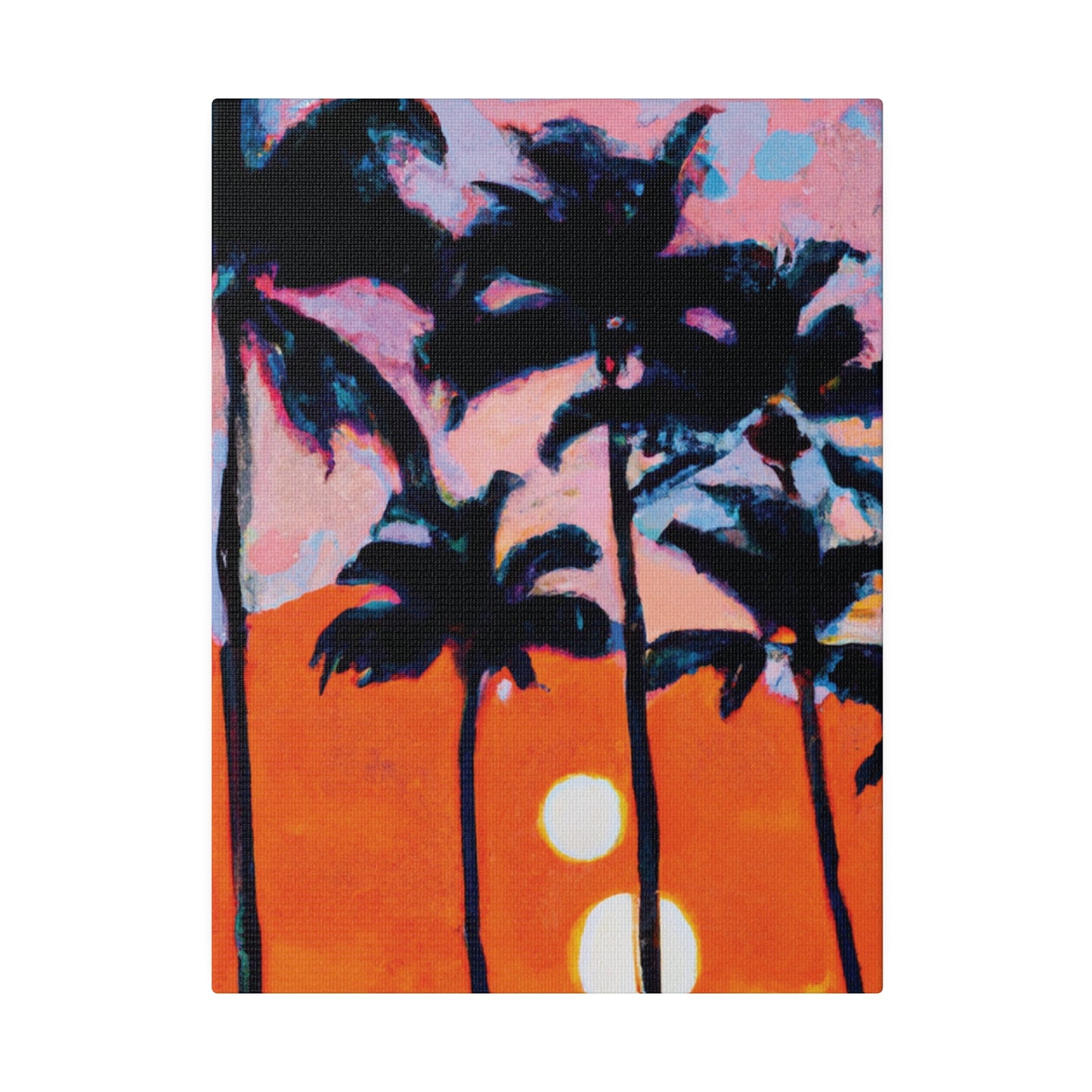 5347Z - Miami Beach Sunset Painting Print | Miami | Beach | Sunset | Poster | Home Decor | Wall Art | Canvas