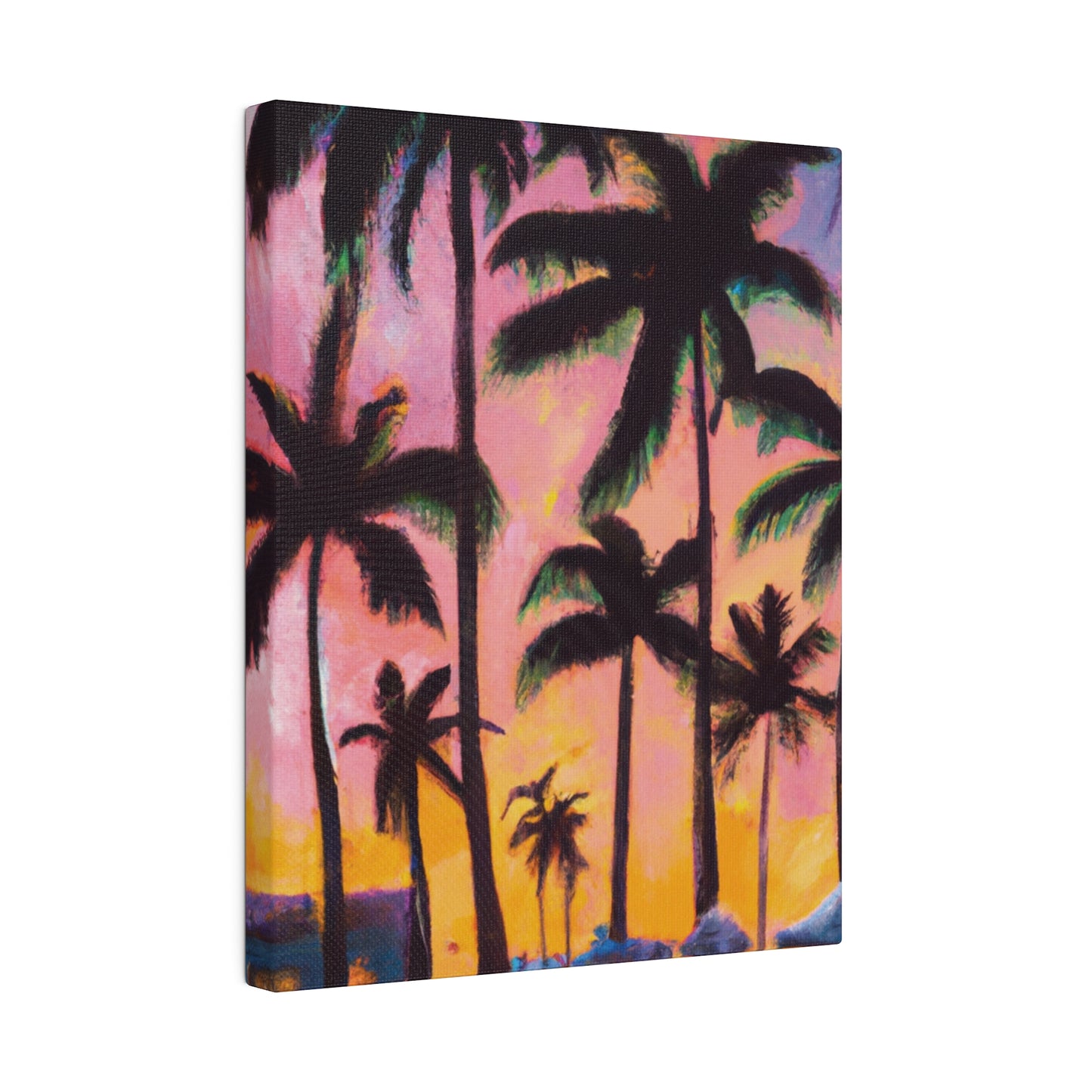 7524X - Miami Beach Sunset Painting Print | Miami | Beach | Sunset | Poster | Home Decor | Wall Art | Canvas