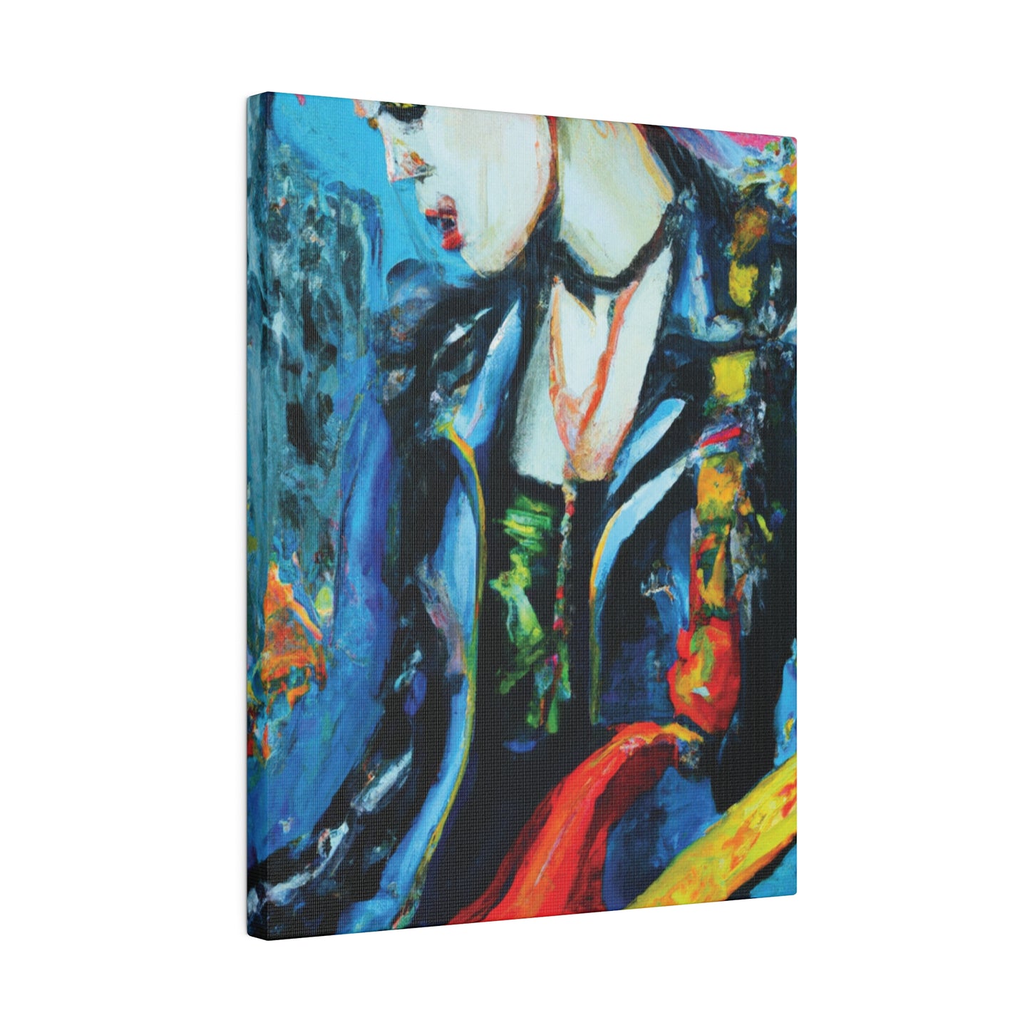 8900A - Rockstar Oil Painting Style Print | Poster | Home Decor | Wall Art | Music Art | Canvas