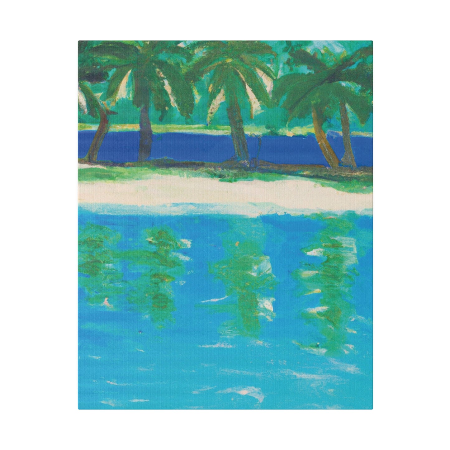 4129L - Bahamas Ocean Painting Print | Bahamas | Ocean | Beach | Poster | Home Decor | Wall Art | Canvas