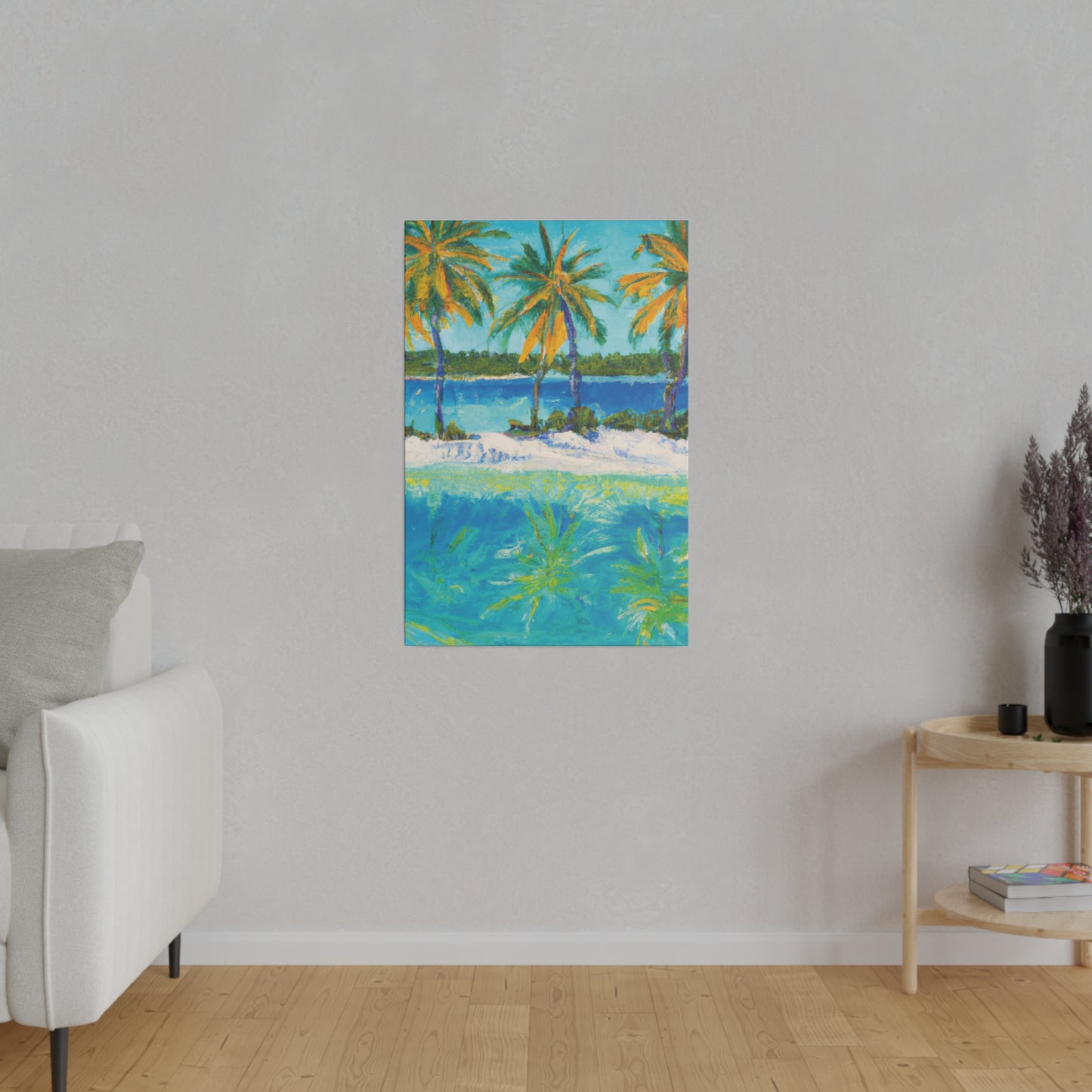 2367X - Bahamas Ocean Painting Print | Bahamas | Ocean | Beach | Poster | Home Decor | Wall Art | Canvas