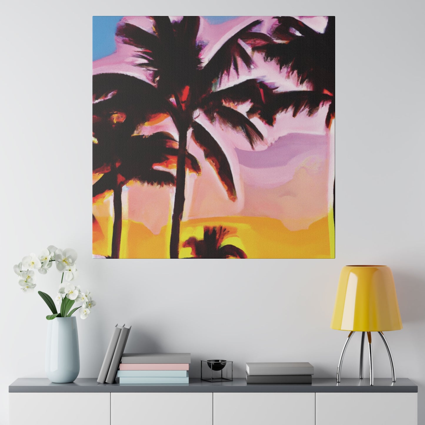 742X - Miami Beach Sunset Painting Print | Miami | Beach | Sunset | Poster | Home Decor | Wall Art | Canvas