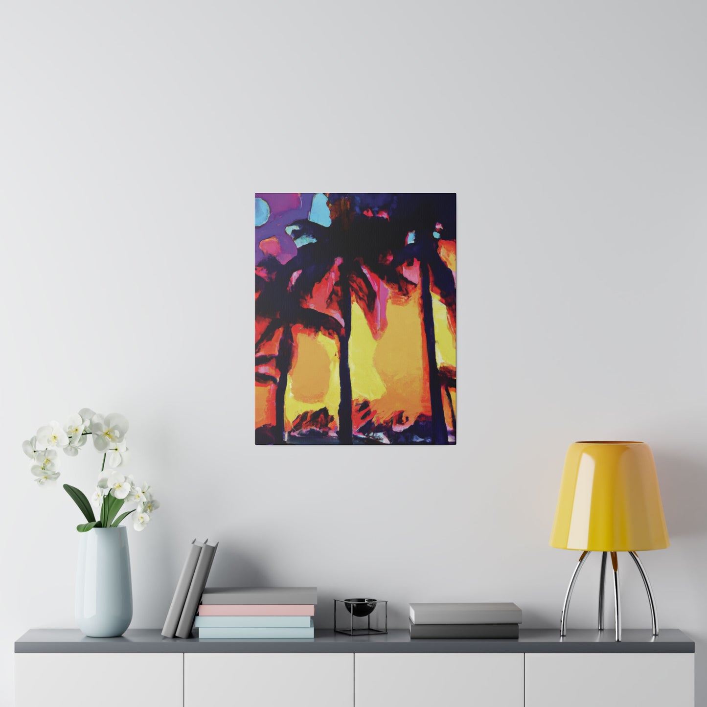 7278A - Miami Beach Sunset Painting Print | Miami | Beach | Sunset | Poster | Home Decor | Wall Art | Canvas